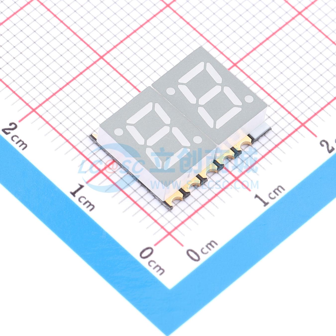 LED 7 đoạn GS2822CPG-G Guangcai Display SMD - Techcore Việt Nam