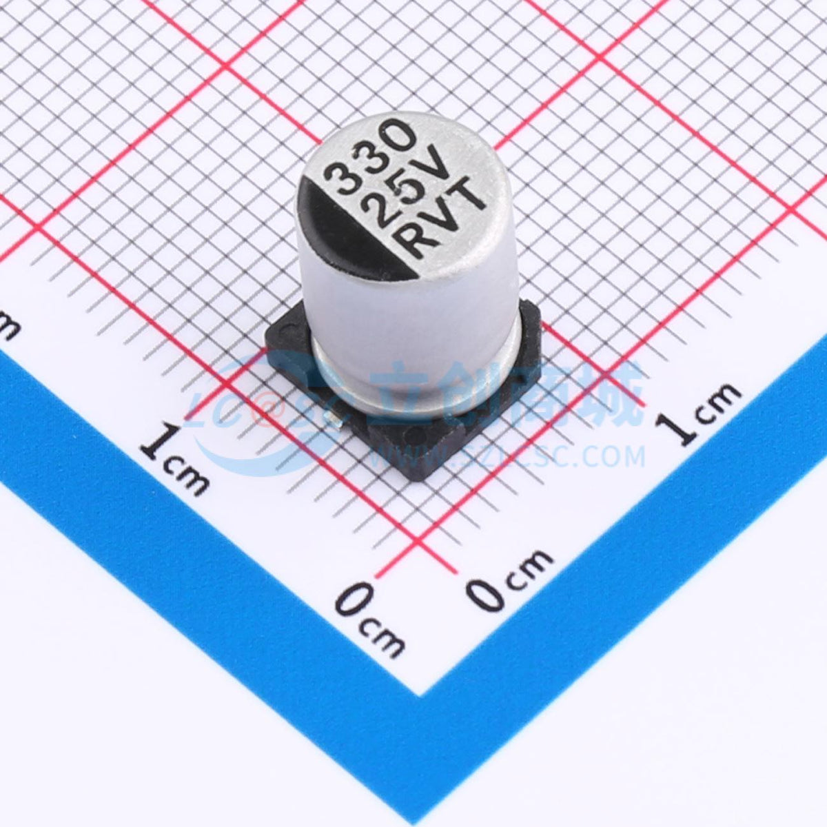Linh kiện điện tử RVT1E331M0810 ROQANG SMD,D8xL10.2mm - Techcore Việt Nam