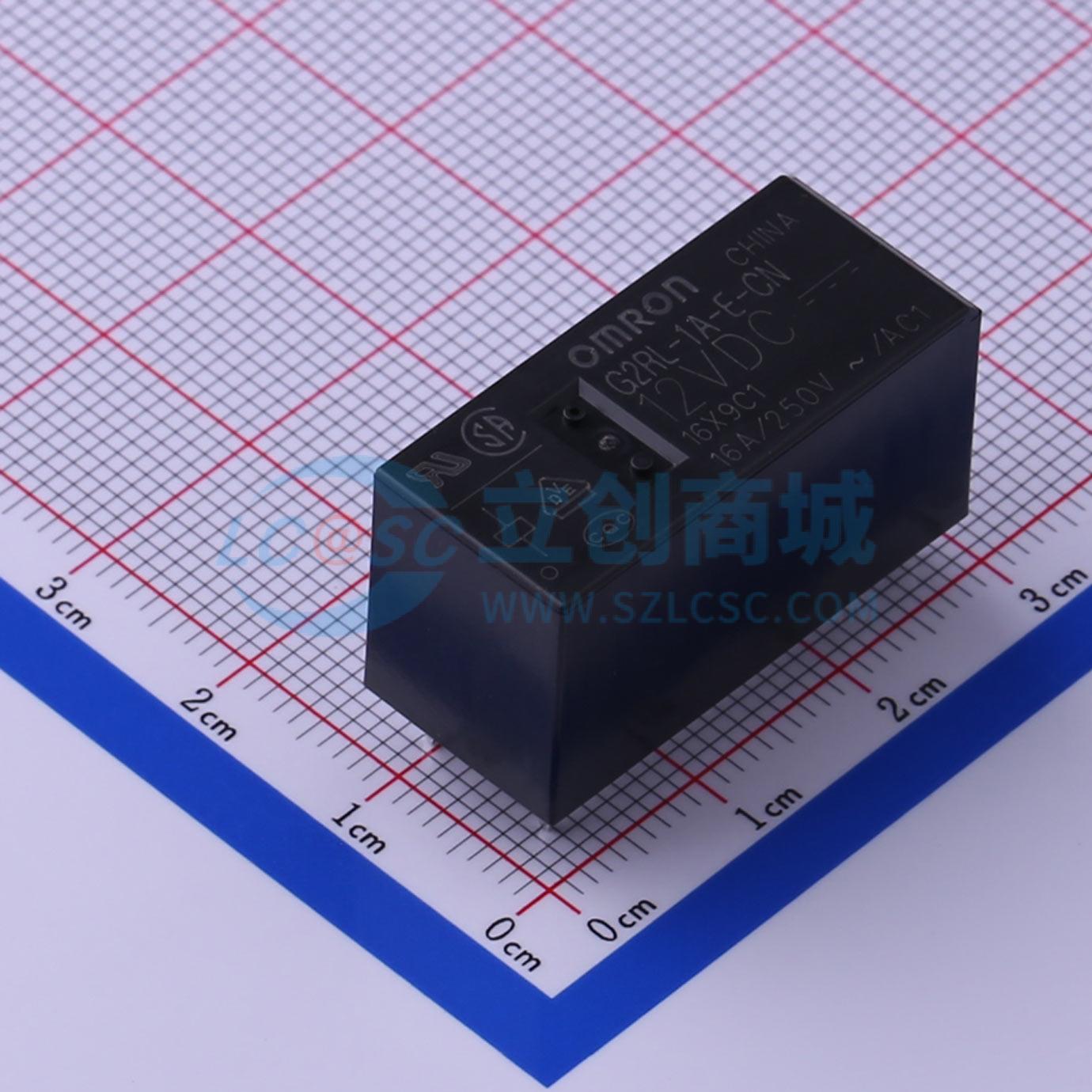 Rơ-le điện tử G2RL-1A-E-CN-DC12 OMRON DIP,28.8x12.5mm - Techcore Việt Nam