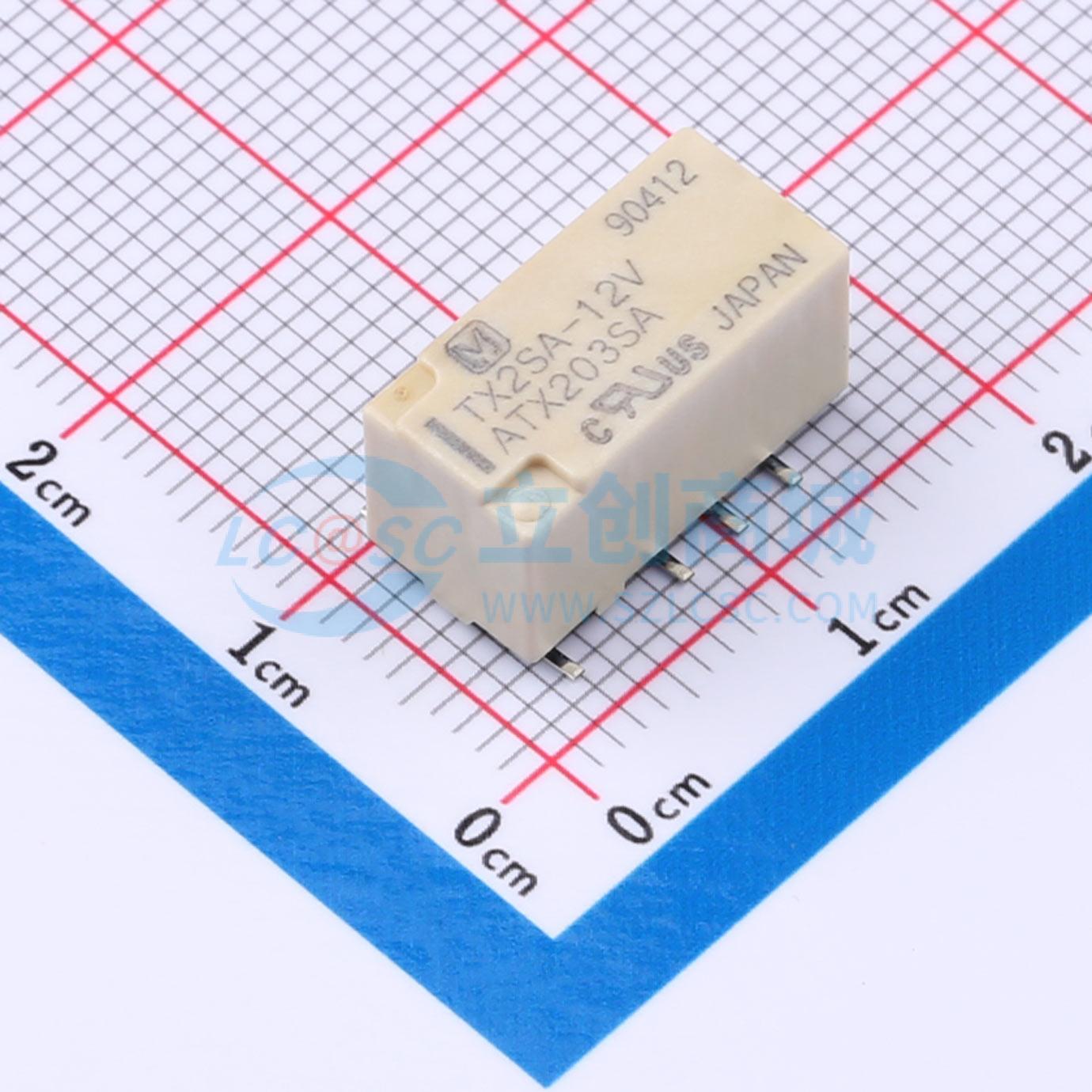 Rơ-le điện tử TX2SA-12V PANASONIC 12V SMD,15x7.4mm - Techcore Việt Nam