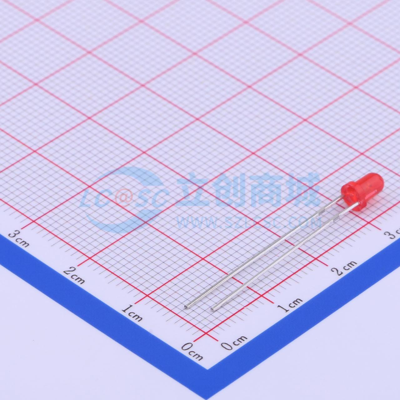 LED TJ-L3FYTGHRMFCLFLC2R-A5 TOGIALED Xuyên lỗ,D=3mm Đỏ - Techcore Việt Nam