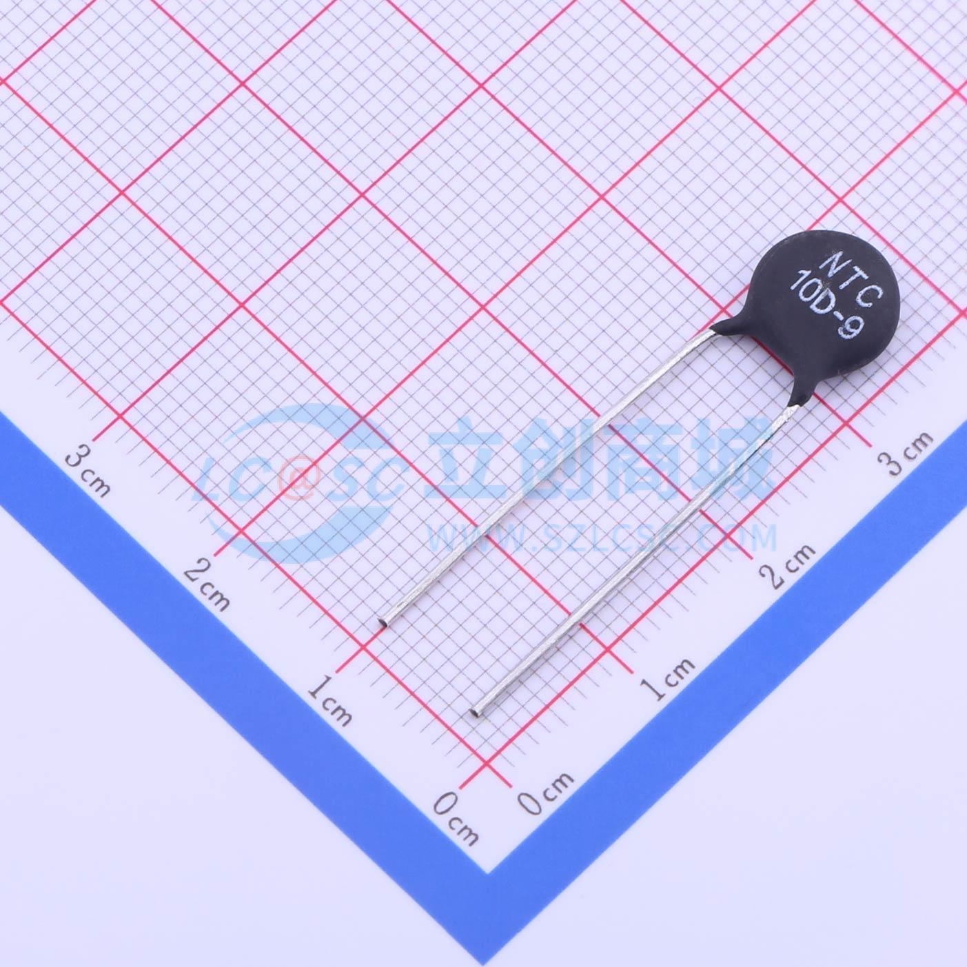 Điện trở nhiệt NTC 10D-9 RUILON Xuyên lỗ, P=7.5mm 10Ω - Techcore Việt Nam