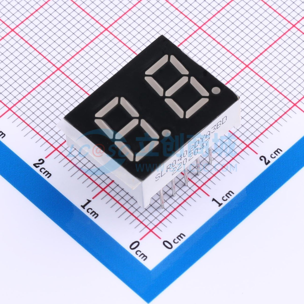 LED 7 đoạn SLR0402DYA3BD SUNLIGHT Anode chung C2913038 - Techcore Việt Nam