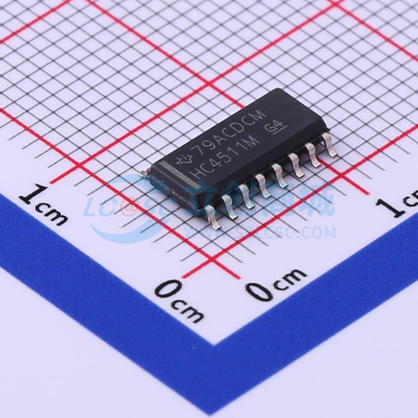 IC điều khiển LED 7 đoạn CD74HC4511M96 TI SOP-16 1V - Techcore Việt Nam