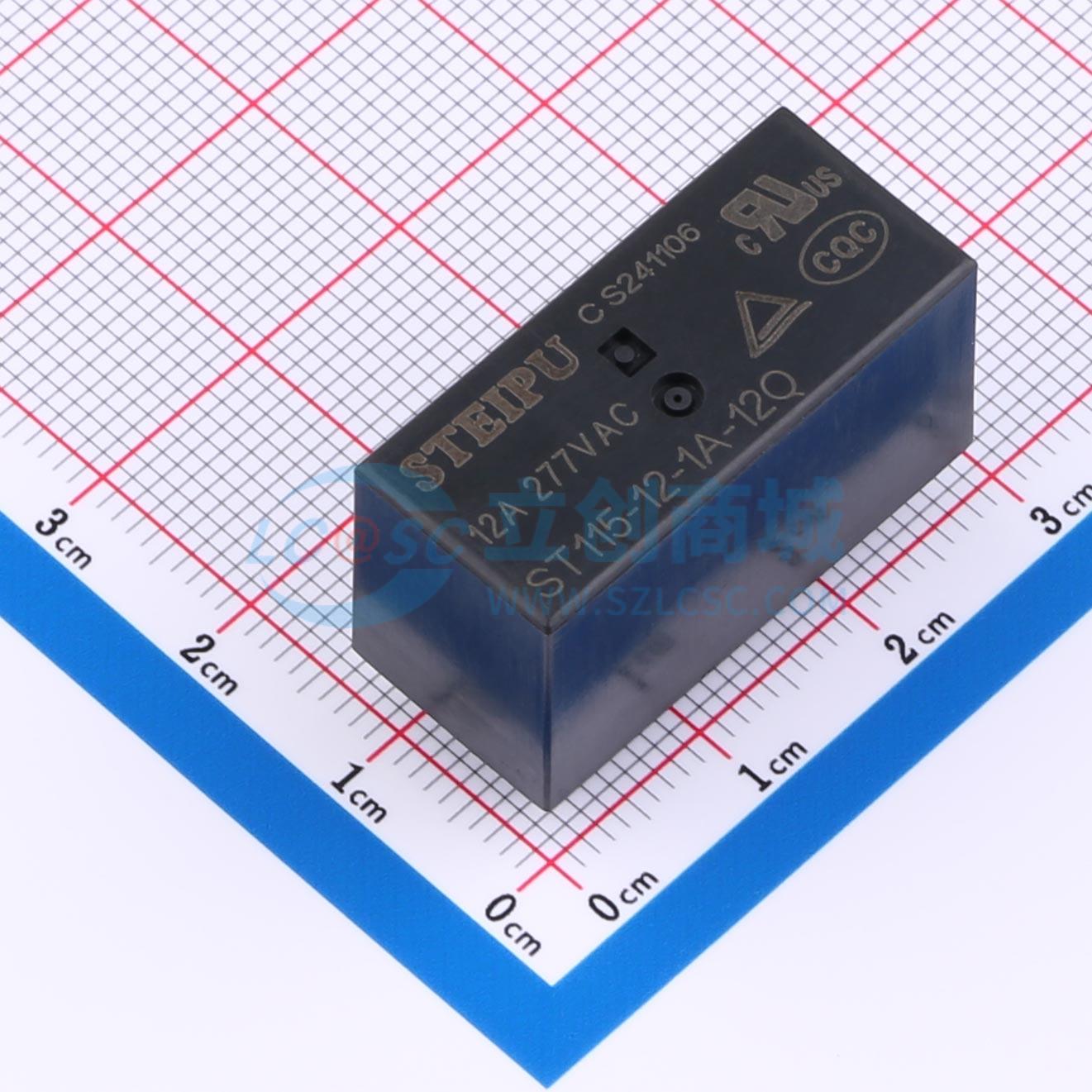 Rơ-le điện tử ST115-12-1A-12Q STEIPU 12V THT - Techcore Việt Nam