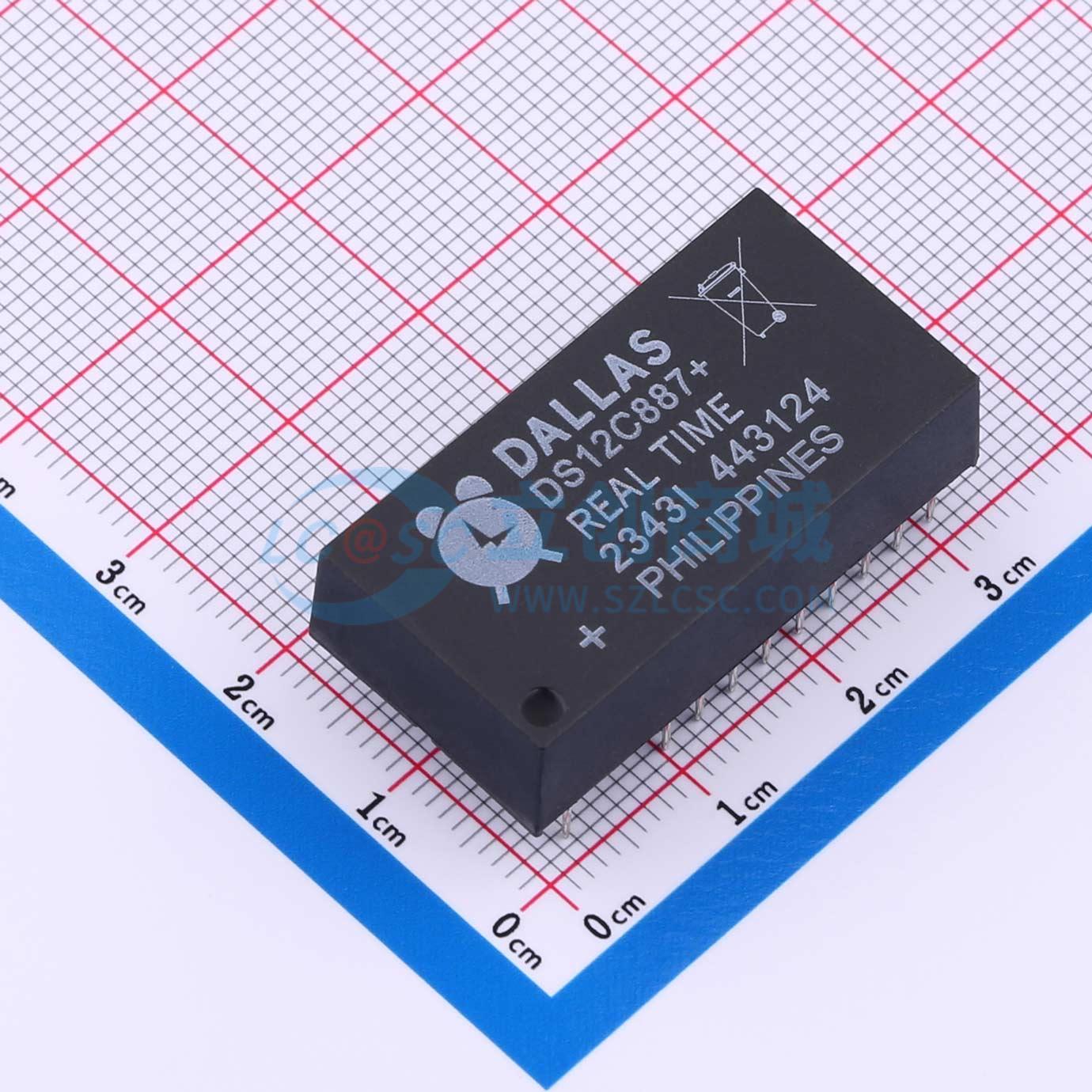 Linh kiện điện tử DS12C887+ EDIP-24 - Techcore Việt Nam