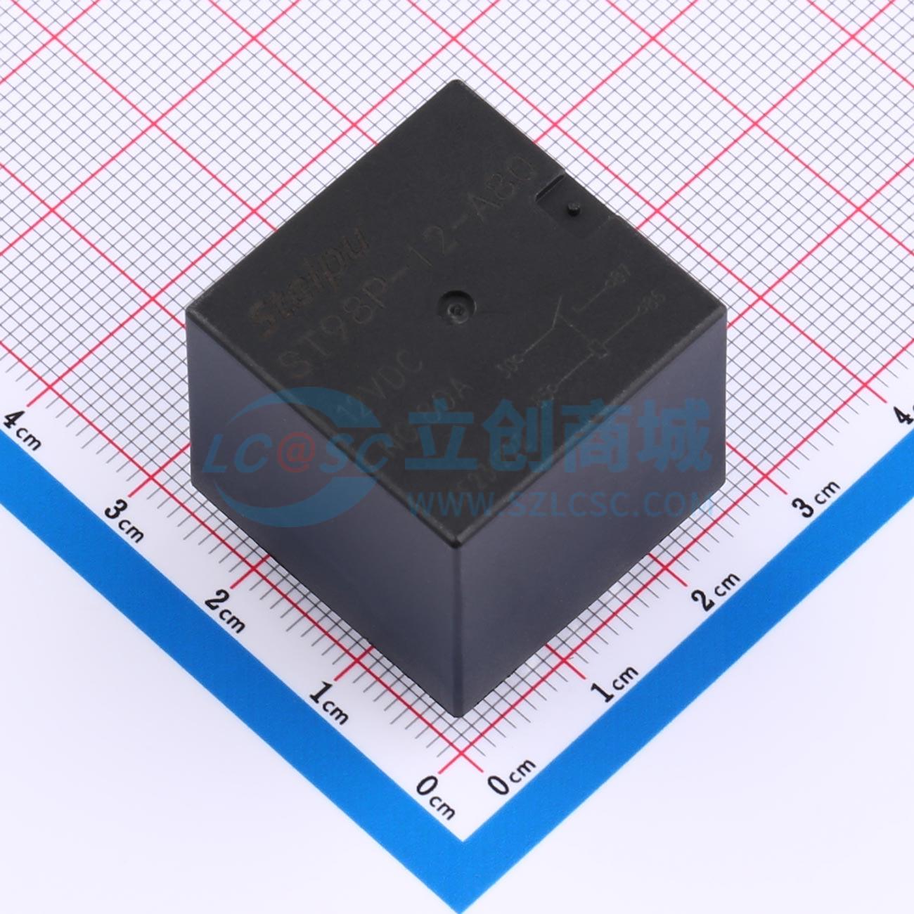 Rơ-le ST98P-12-A80 STEIPU 12V THT,26x26mm - Techcore Việt Nam