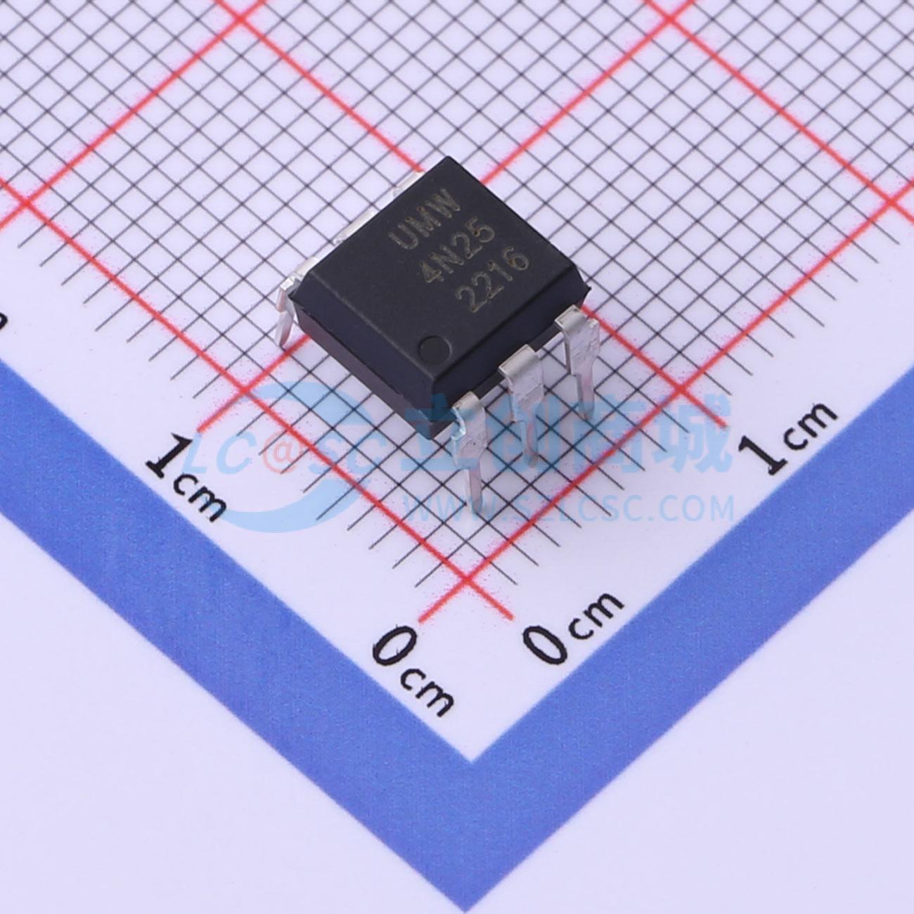 Optocoupler transistor 4N25 UMW DIP-6 1.24V - Techcore Việt Nam