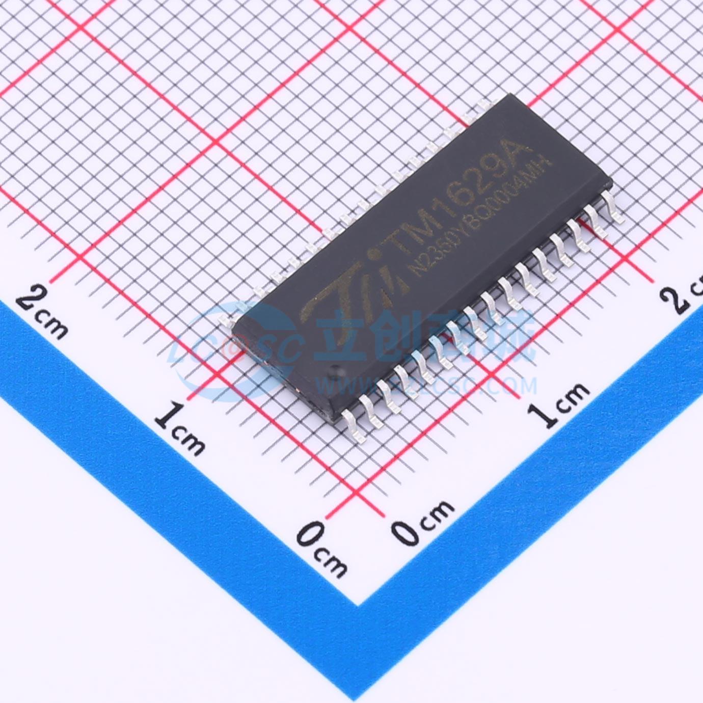 IC điều khiển LED TM1629A(TA2009B) TM SOP-32 1V - Techcore Việt Nam