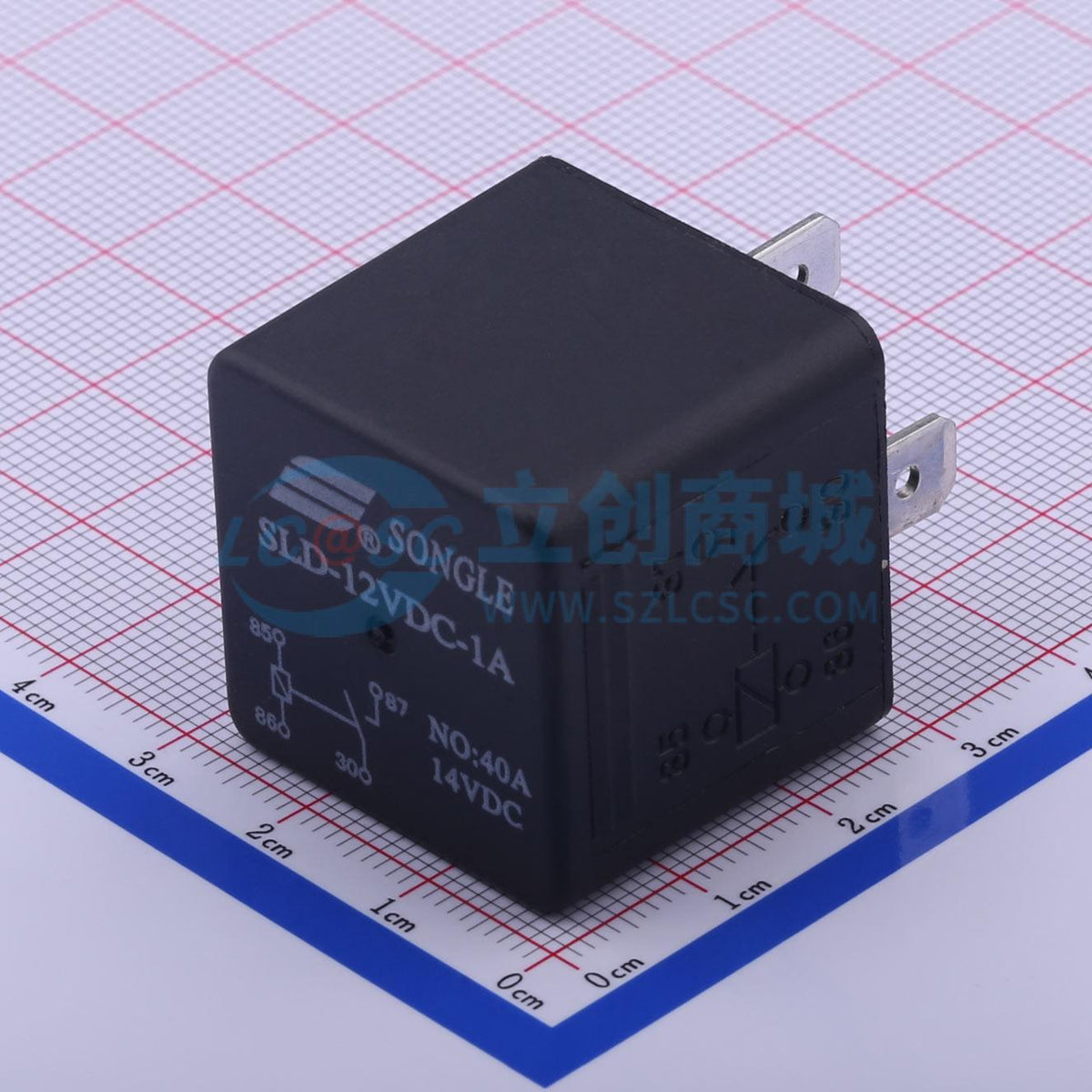 Rơ-le công suất SLD-12VDC-1A SONGLE 12V THT,28x28mm - Techcore Việt Nam