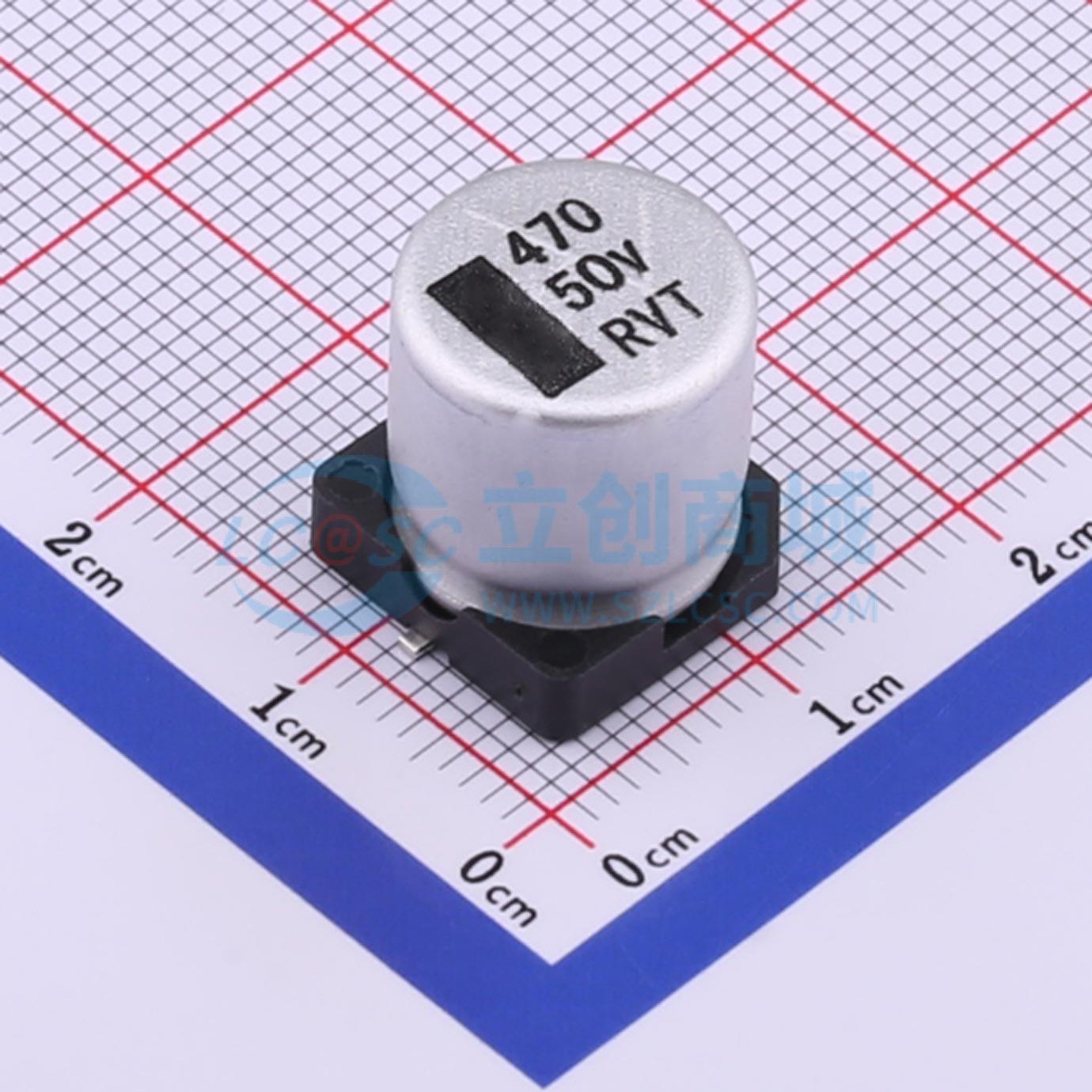 Linh kiện điện tử RVT1H471M1213 ROQANG SMD,D12.5xL13.5mm - Techcore Việt Nam
