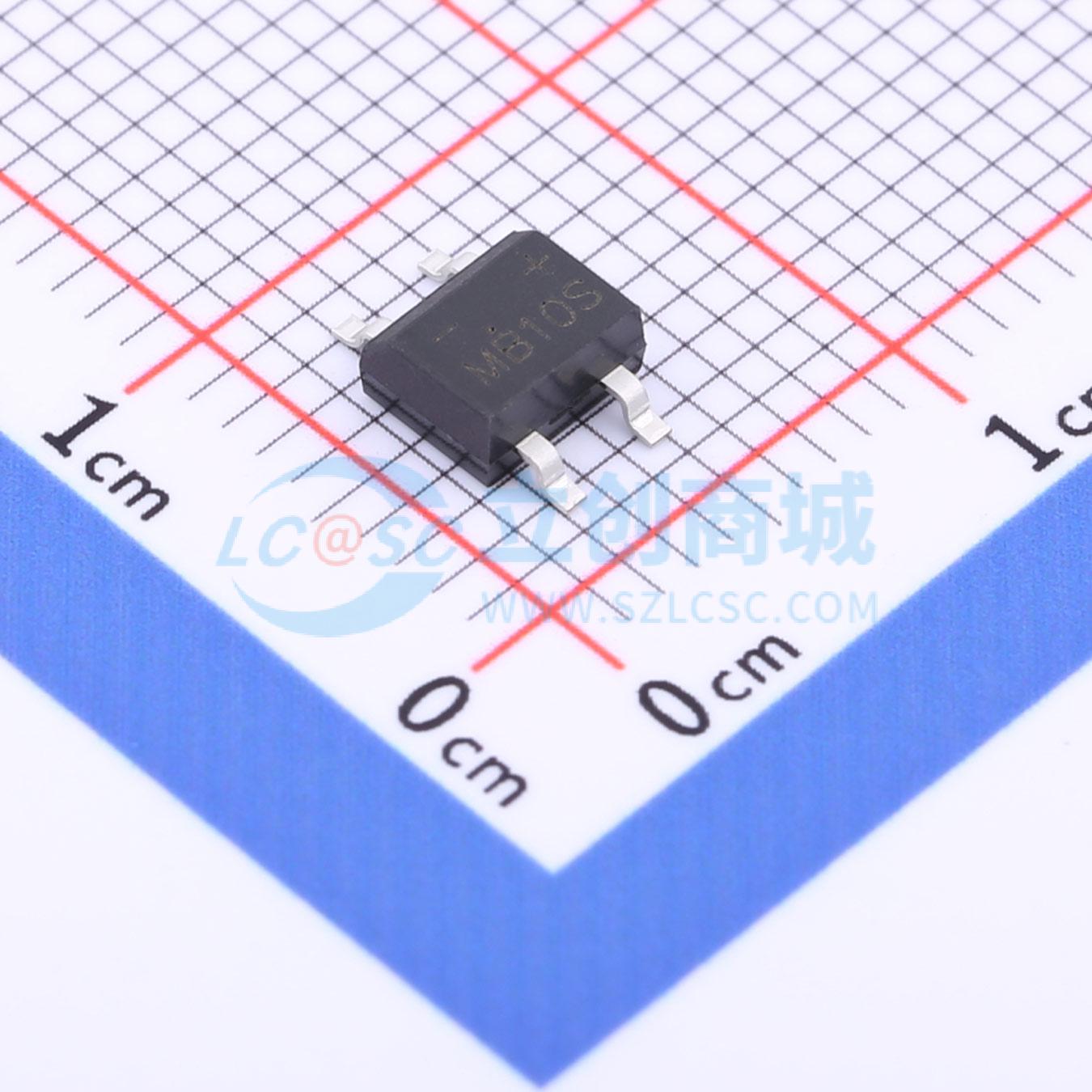 Cầu chỉnh lưu MB10S HKT 1.1V@0.8A - Techcore Việt Nam