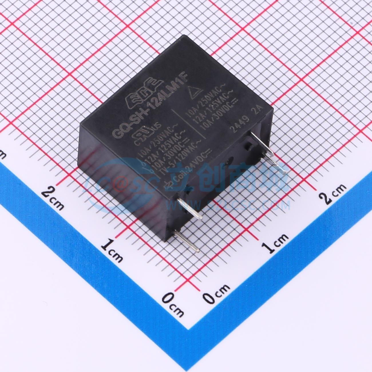 Rơ-le điện tử ETR-GQ-SH-124LM1FZ ECE 24V THT,18.2x10mm - Techcore Việt Nam