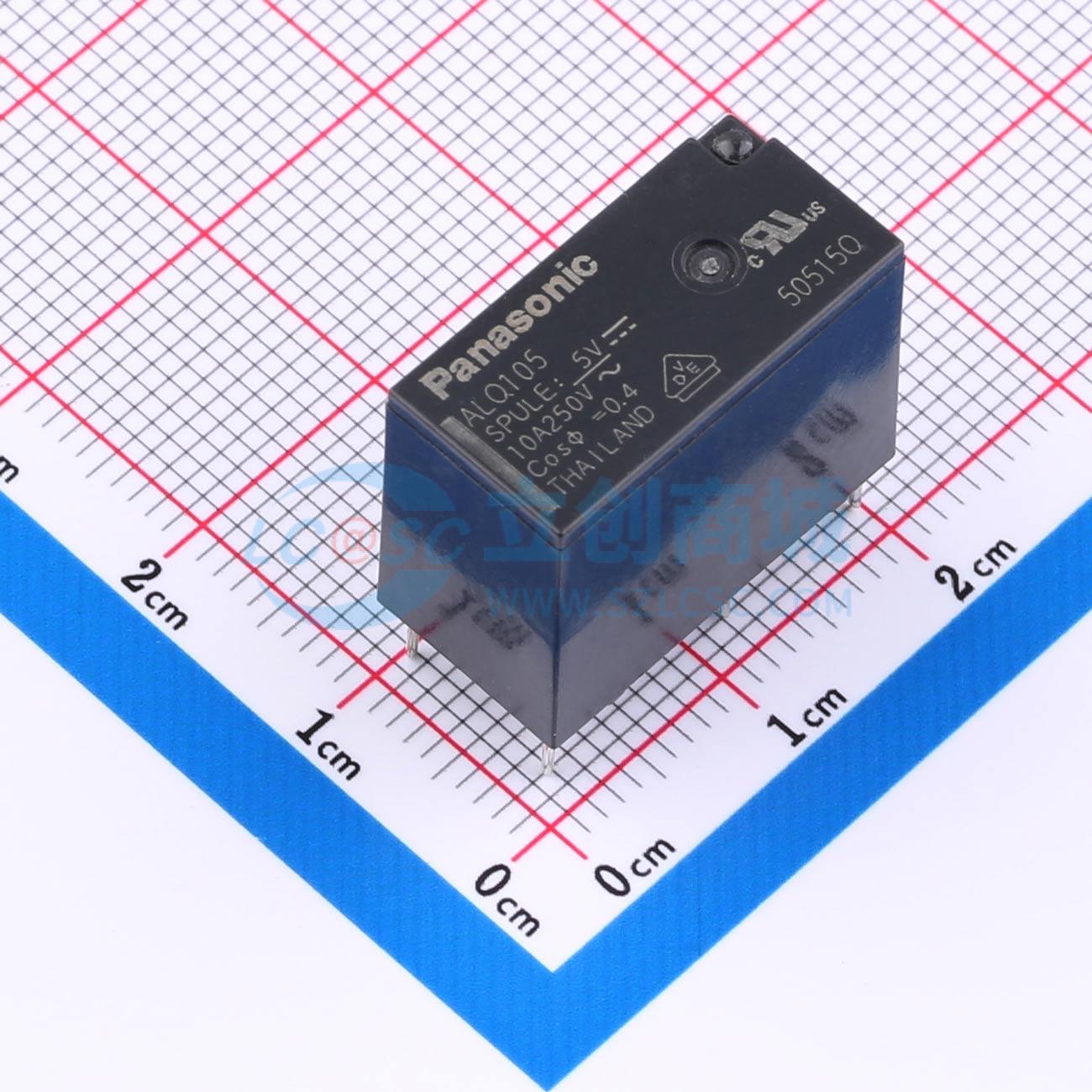 Rơ-le điện tử ALQ105 PANASONIC 5V THT,20x10mm - Techcore Việt Nam