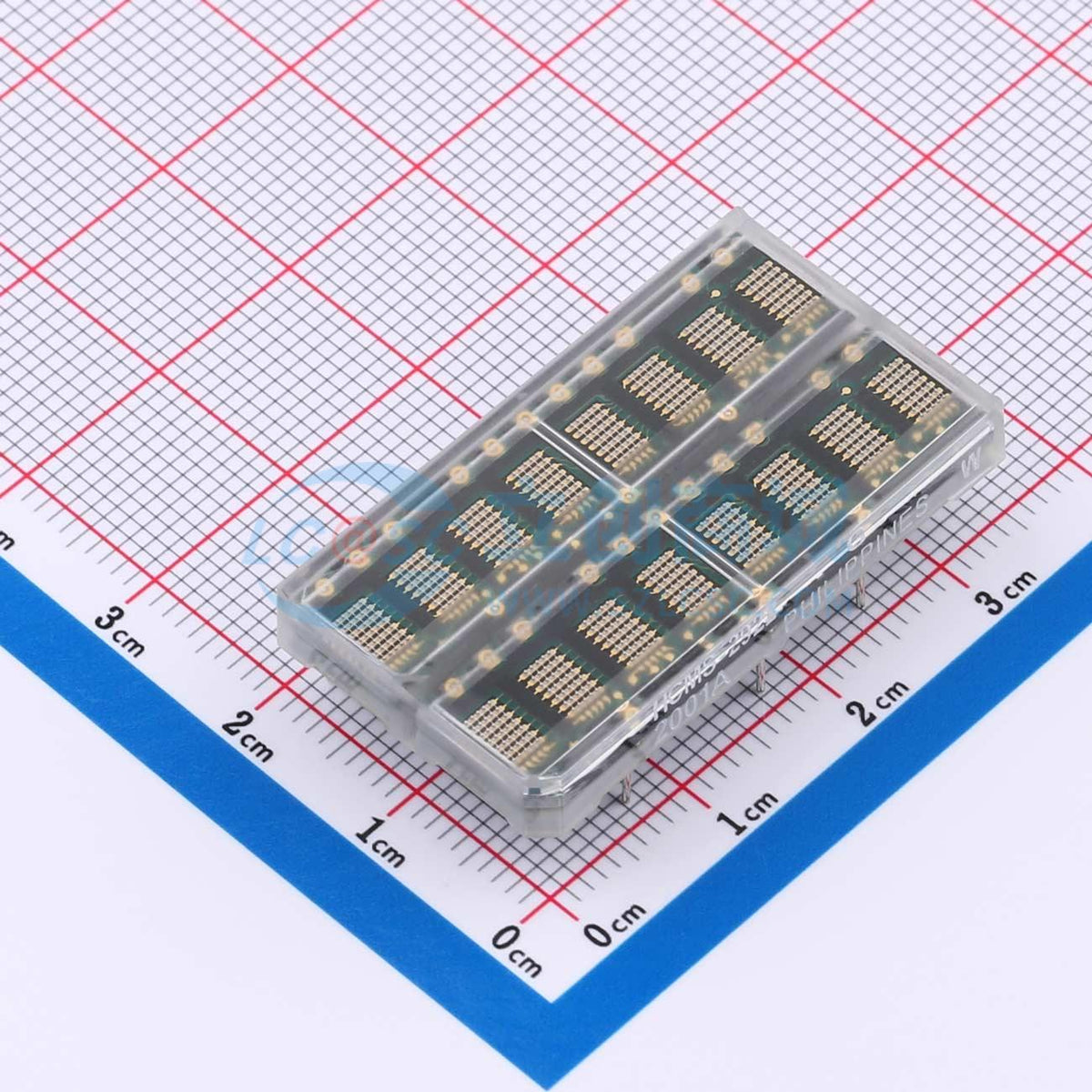 LED HCMS-2922 Broadcom DIP-12-2.54mm Đỏ - Techcore Việt Nam