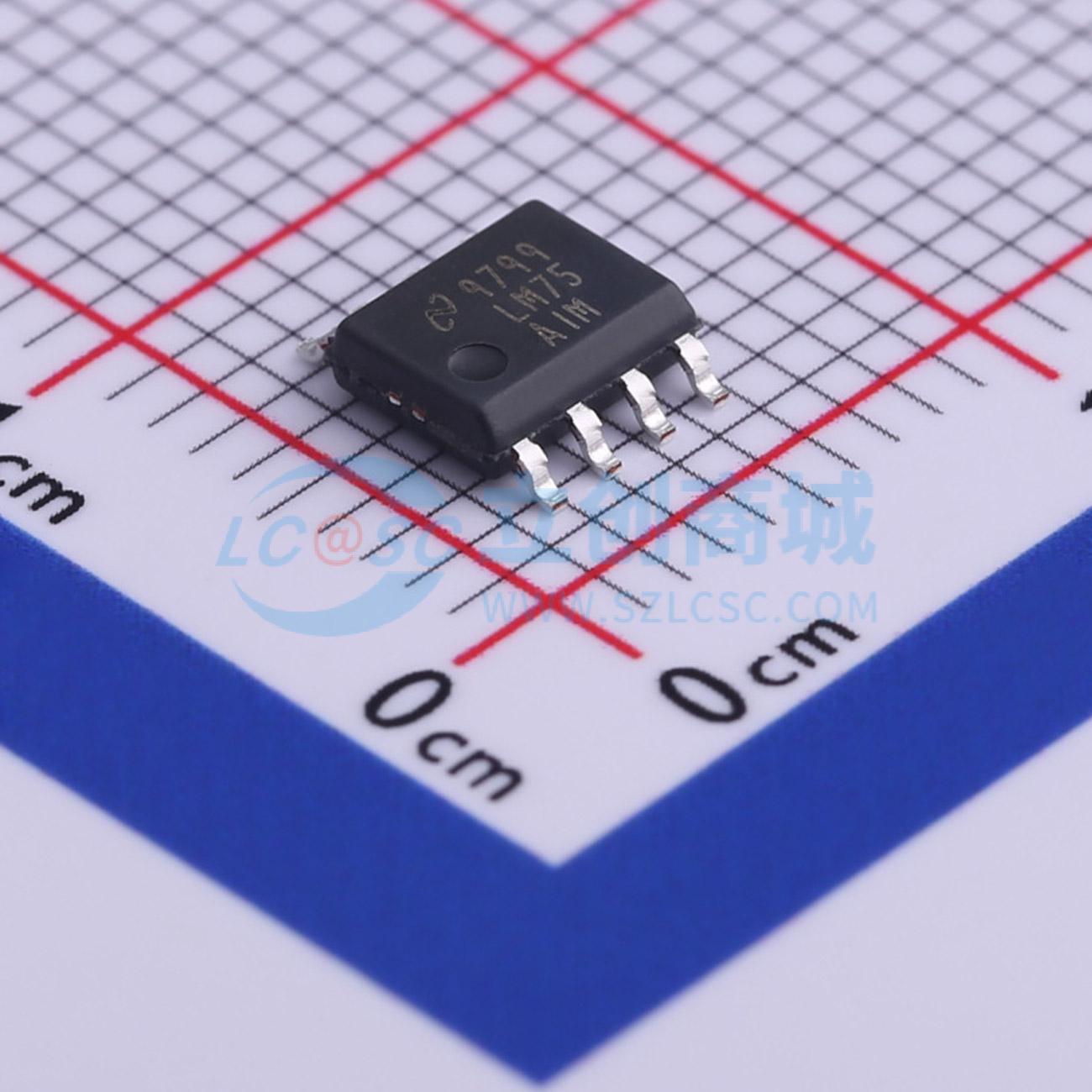 Cảm biến nhiệt độ LM75AIMX/NOPB TI SOIC-8 -55°C~+125°C 2.7V~5.5V - Techcore Việt Nam