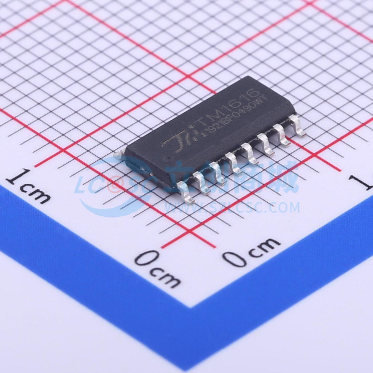 IC điều khiển LED 7 đoạn TM1616 TM SOIC-16 1V - Techcore Việt Nam