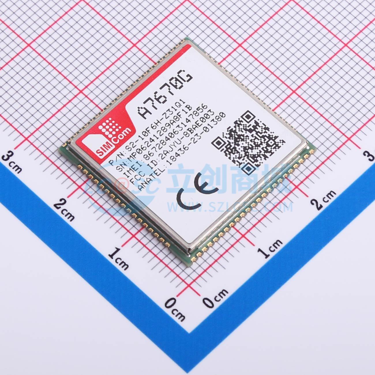 Module Di Động 2G/3G/4G/5G A7670G-LABE SIMCOM SMD 24x24mm GSM, TDD-LTE, EDGE, FDD-LTE, GPRS - Techcore Việt Nam