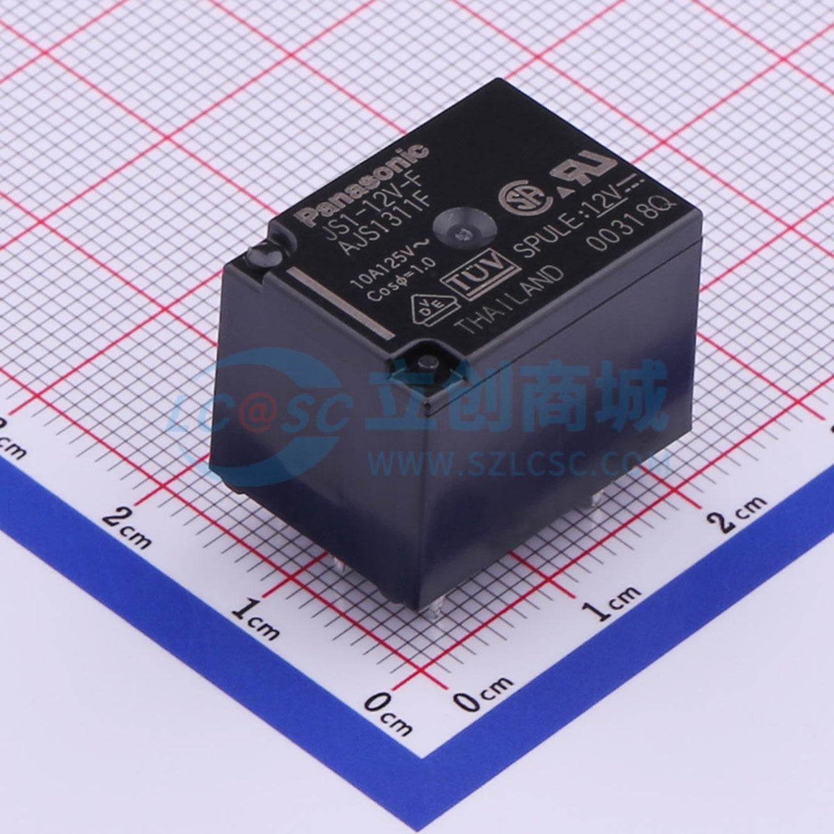 Rơ-le công suất JS1-12V-F PANASONIC THT,22x16mm - Techcore Việt Nam