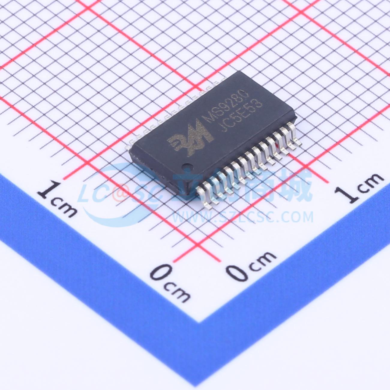 IC ADC MS9280 SSOP-28-208mil - Techcore Việt Nam