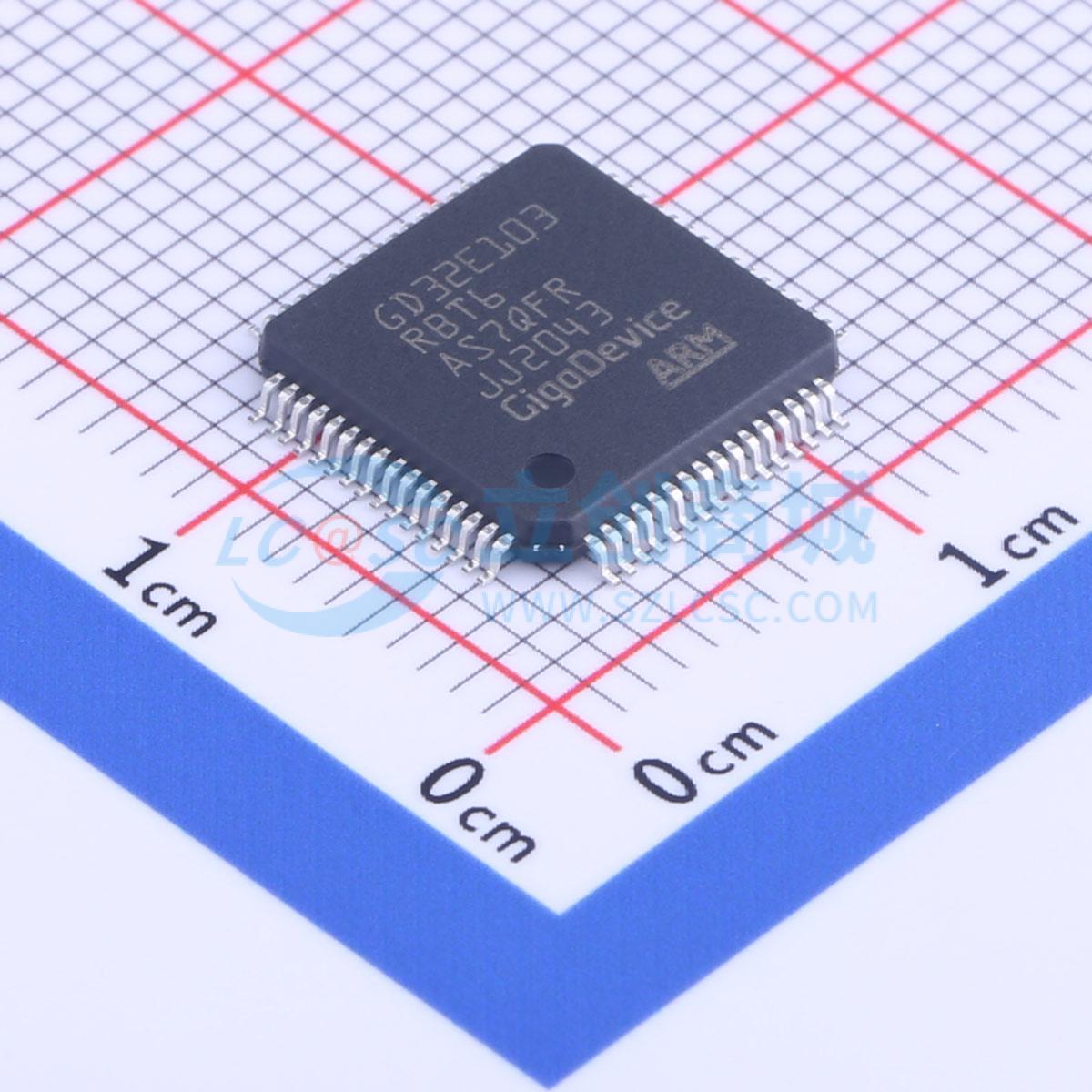 Vi điều khiển MCU GD32E103RBT6 GigaDevice LQFP-64(10x10) - Techcore Việt Nam