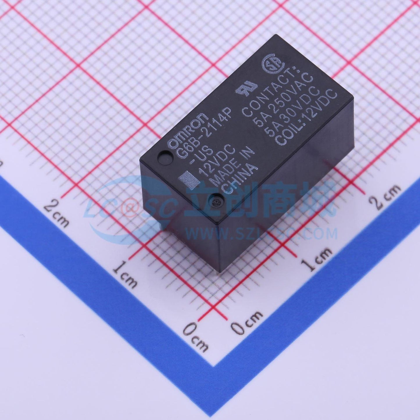 Rơ-le điện tử G6B-2114P-US DC12 OMRON 12V DIP,19.9x10.9mm - Techcore Việt Nam