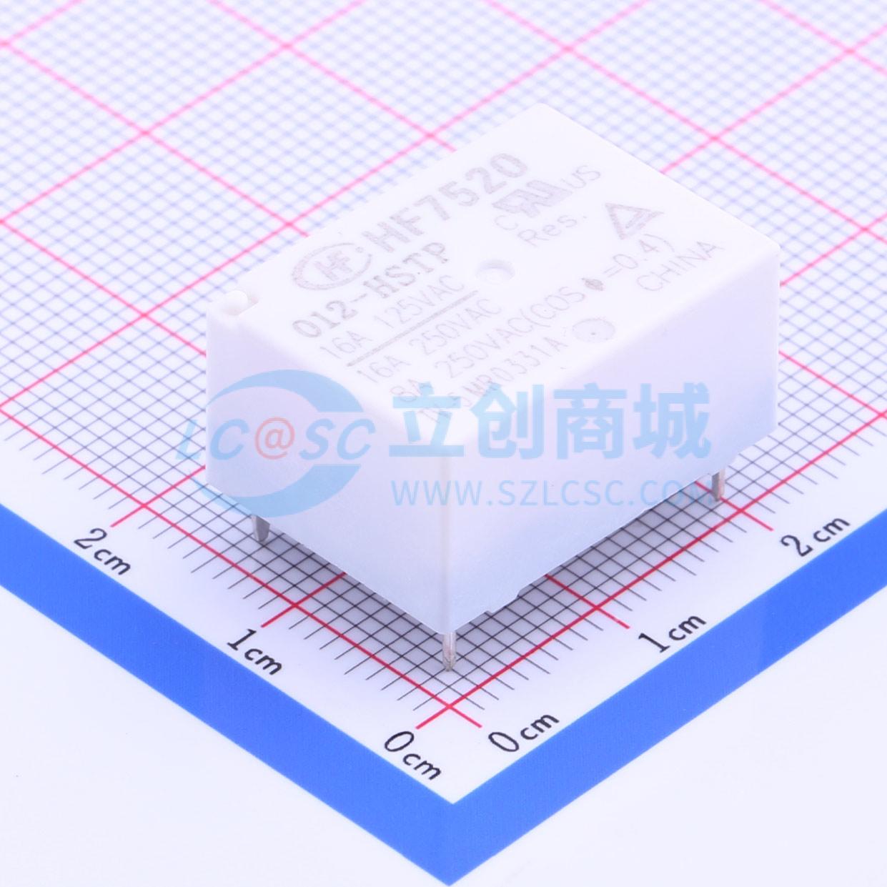 Rơ-le điện tử HF7520-012-HSTP HF 12V THT,22x16mm - Techcore Việt Nam
