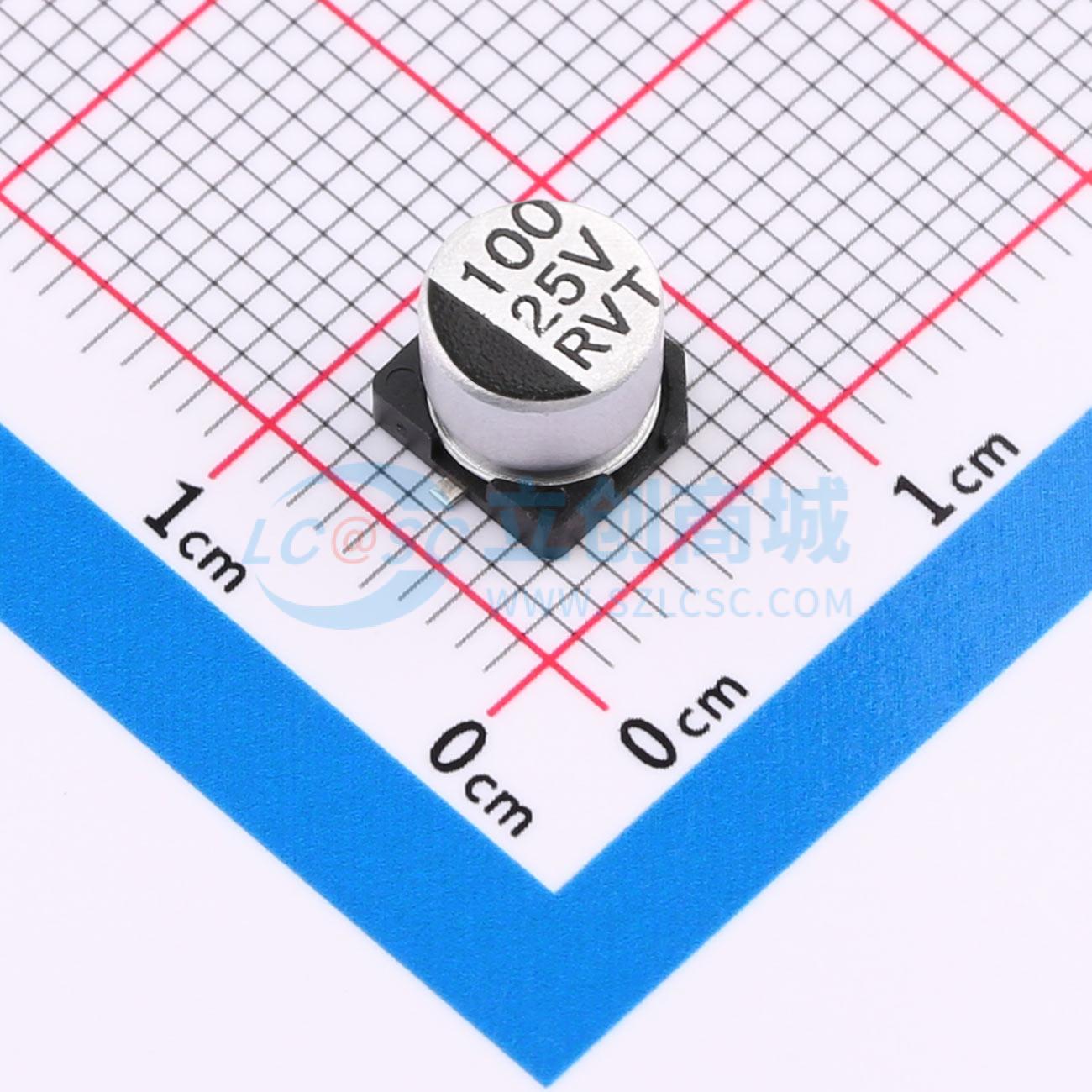 Linh kiện điện tử RVT1E101M0605 ROQANG SMD,D6.3xL5.4mm - Techcore Việt Nam