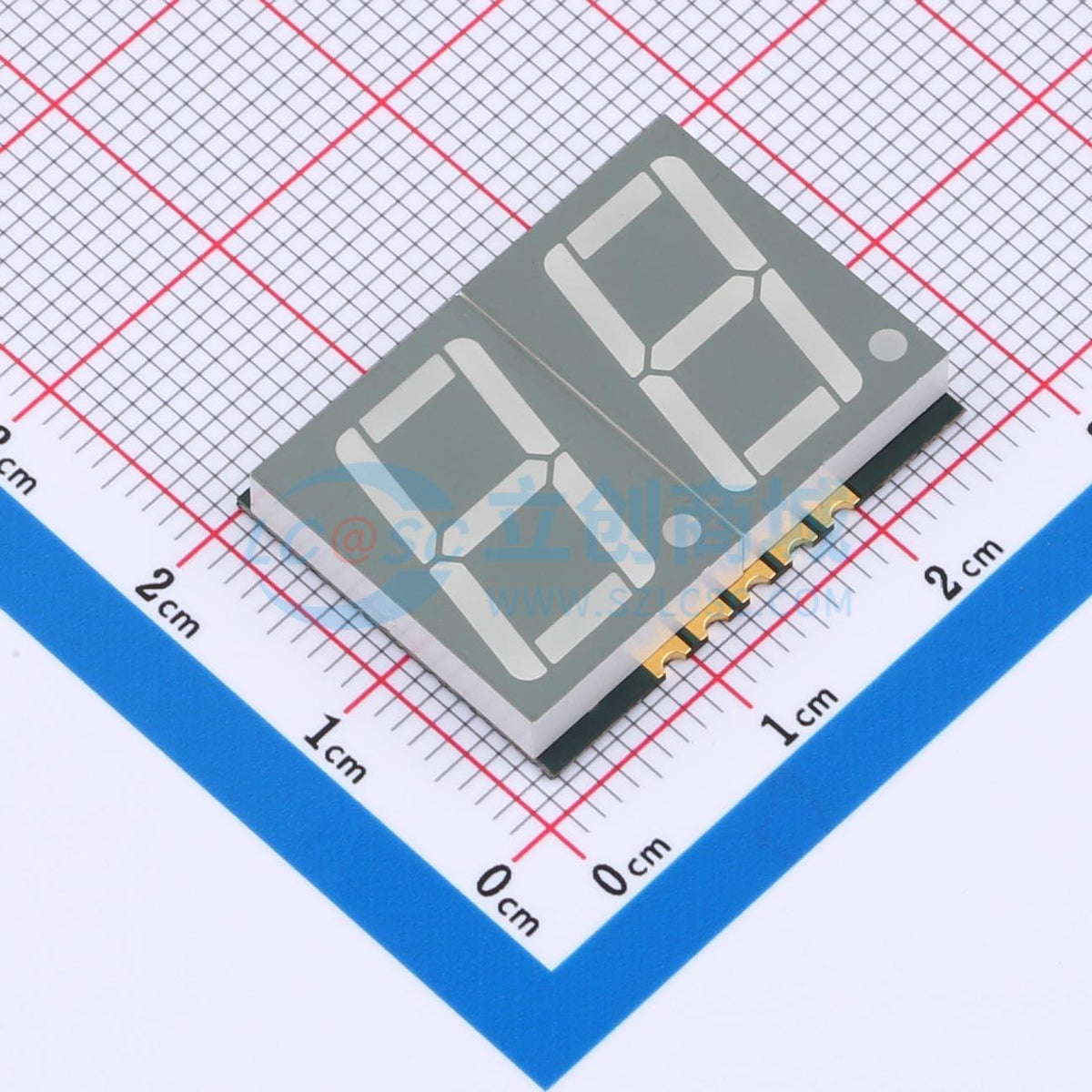 LED 7 đoạn GS5625CW-G Guangcai Display SMD,25x19mm Cathode chung - Techcore Việt Nam