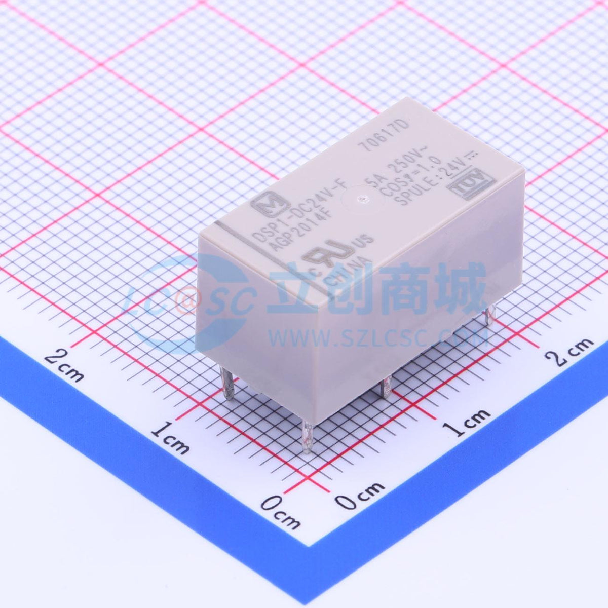 Rơ-le công suất DSP1-DC24V-F PANASONIC 24V DIP,20.2x11mm - Techcore Việt Nam