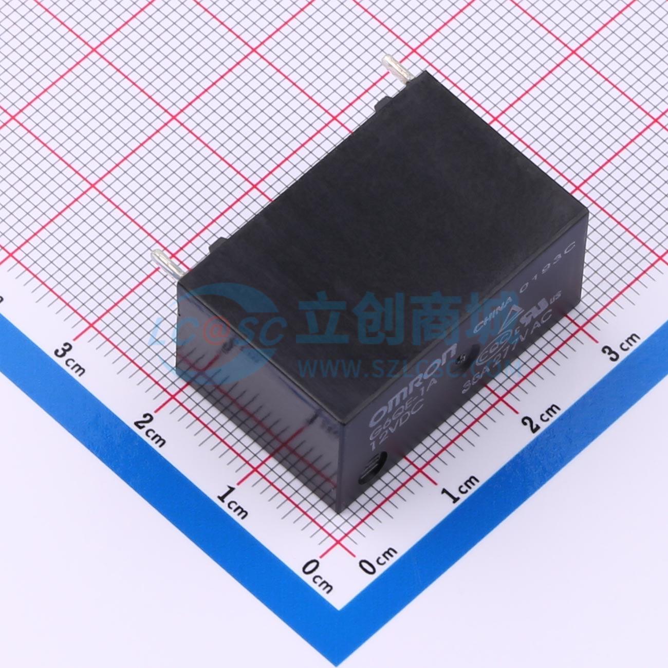 Rơ-le điện tử G6QE-1A DC12 OMRON 12V THT,30.5x16mm - Techcore Việt Nam