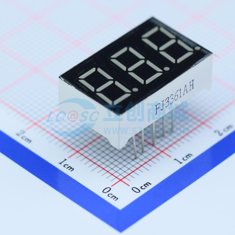 LED 7 đoạn FJ3361AH Cathode chung - Techcore Việt Nam