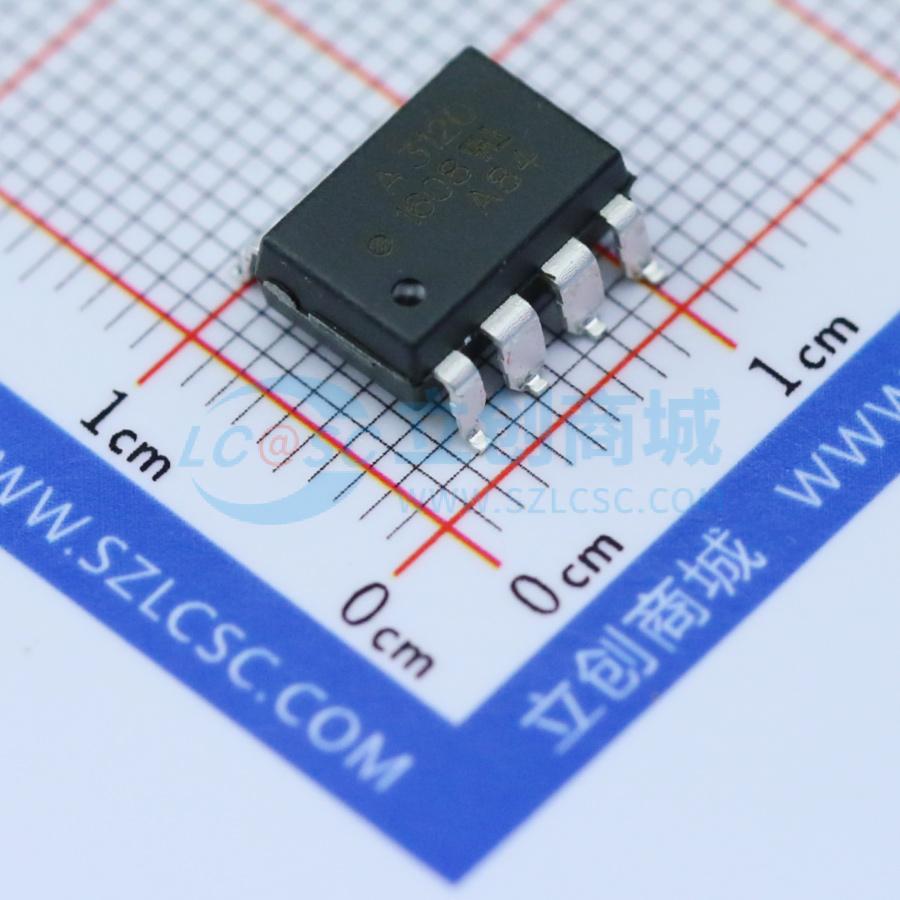 Optocoupler logic HCPL-3120-500E Broadcom SOP-8-2.54mm - Techcore Việt Nam