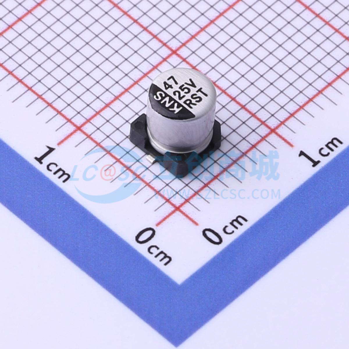 Linh kiện điện tử RST47UF25V035 KNSCHA SMD,D5xL5.4mm - Techcore Việt Nam
