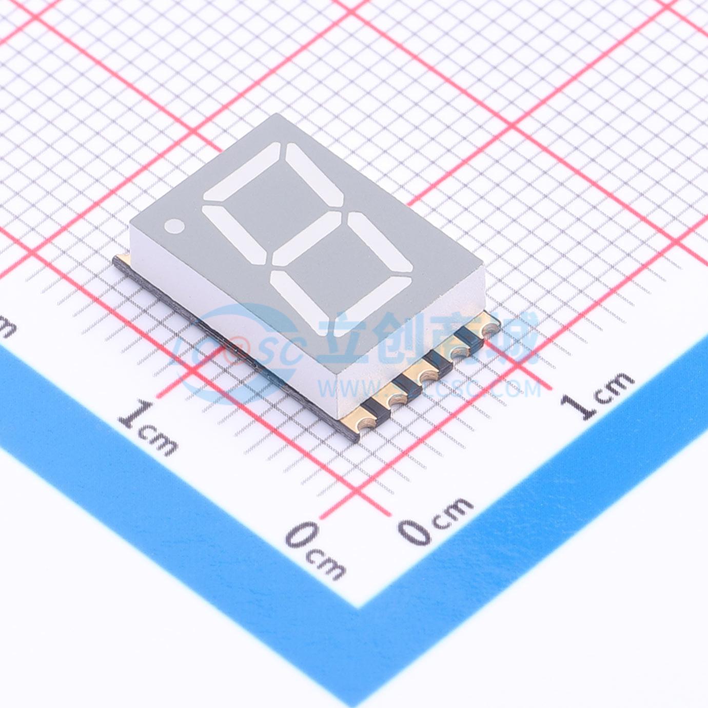 LED 7 đoạn GS4010ASR-G Guangcai Display SMD,15x9.2mm - Techcore Việt Nam