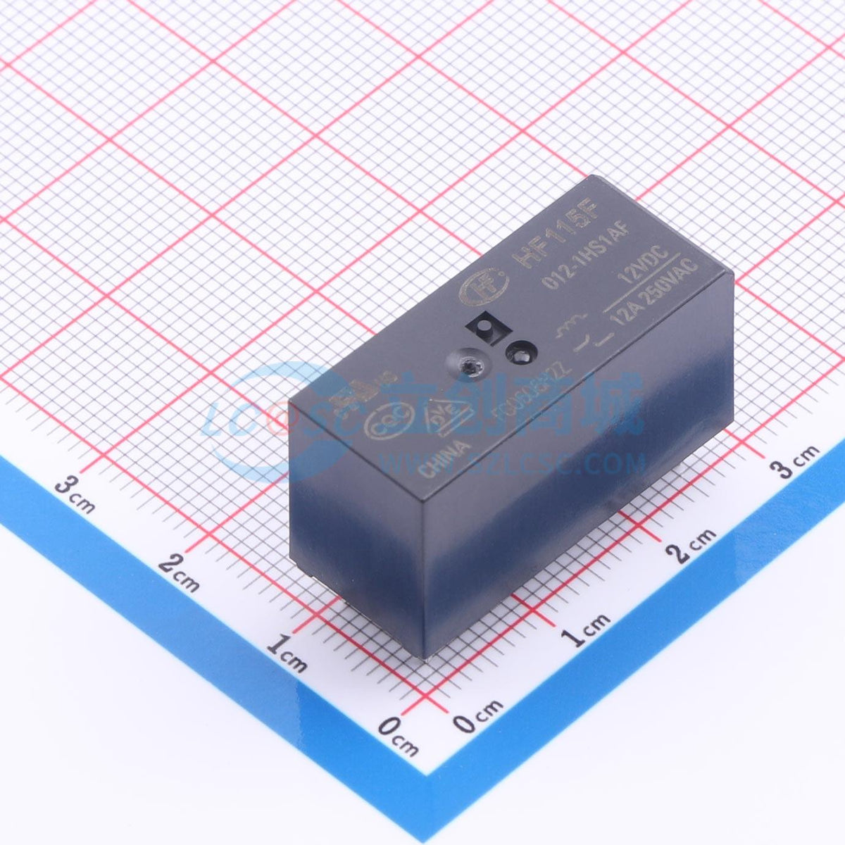 Rơ-le điện tử HF115F/012-1HS1AF HF 12V THT,12.7x29mm - Techcore Việt Nam