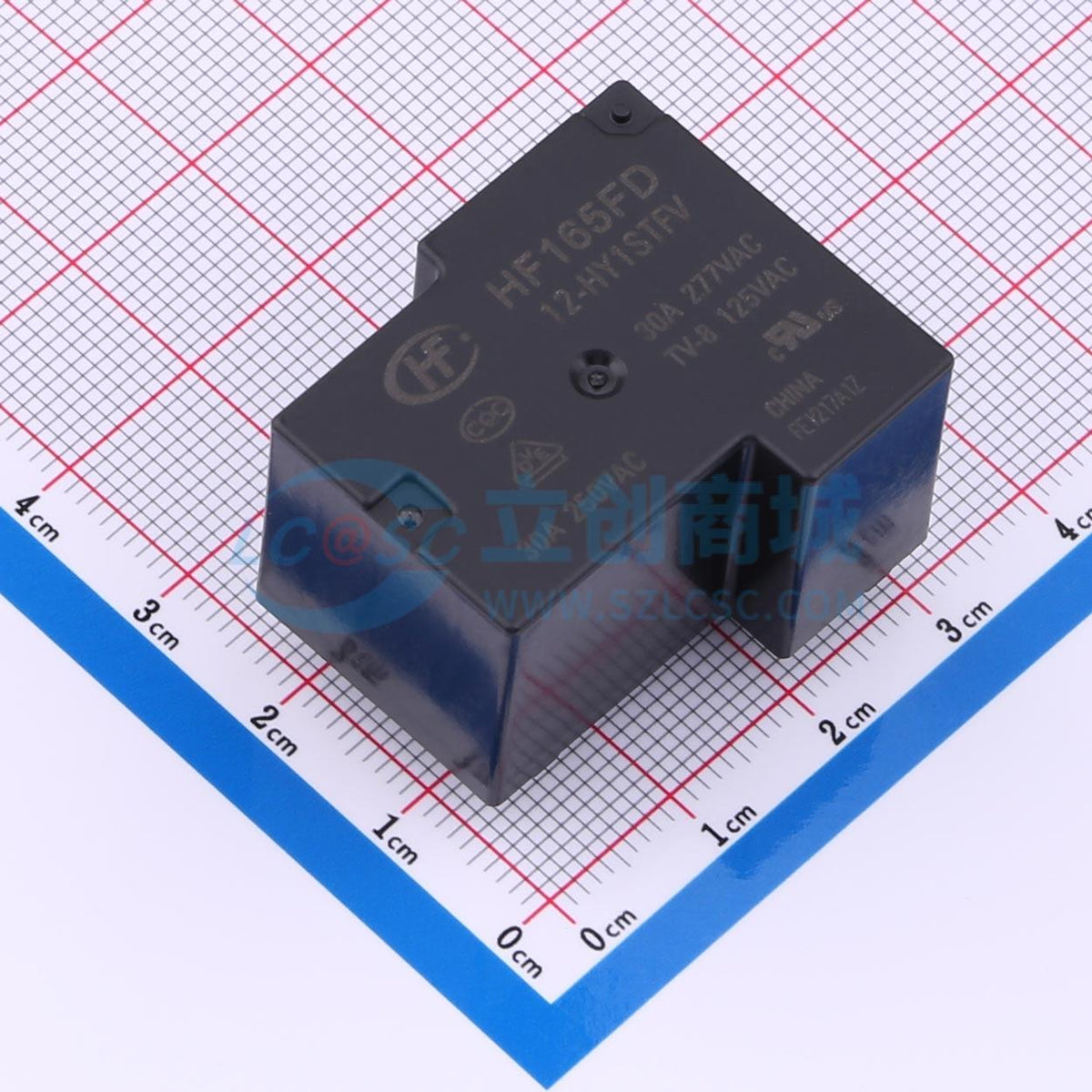 Rơ-le điện tử HF165FD/12-HY1STFV HF 12V THT - Techcore Việt Nam