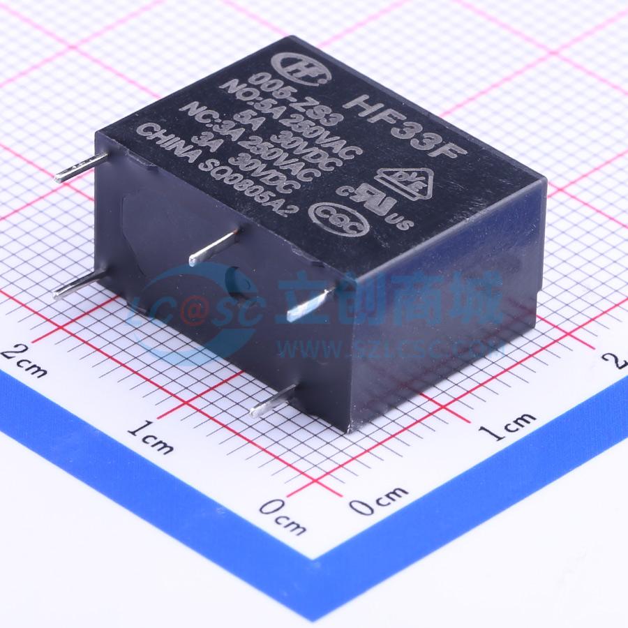 Rơ-le công suất HF33F/005-ZS3 HF 5V THT,20.5x10.2mm - Techcore Việt Nam