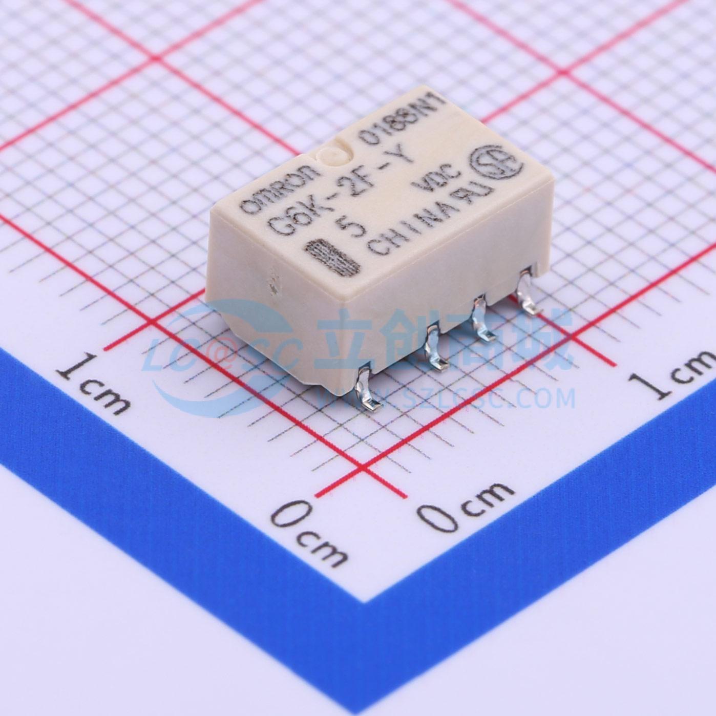 Rơ-le điện tử G6K-2F-Y DC5 BY OMZ/C OMRON SMD,10x6.5mm - Techcore Việt Nam
