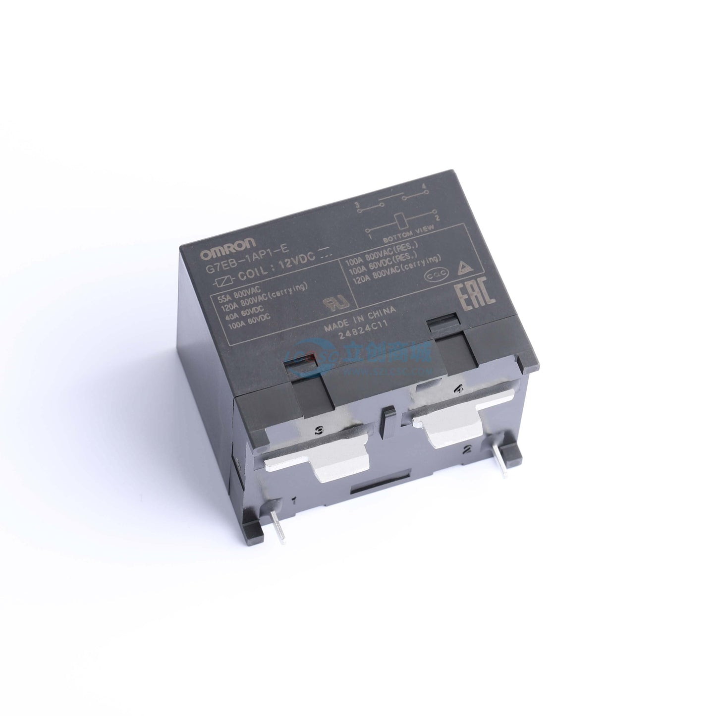 Rơ-le điện tử G7EB-1AP1-E DC12 OMRON 12V THT - Techcore Việt Nam