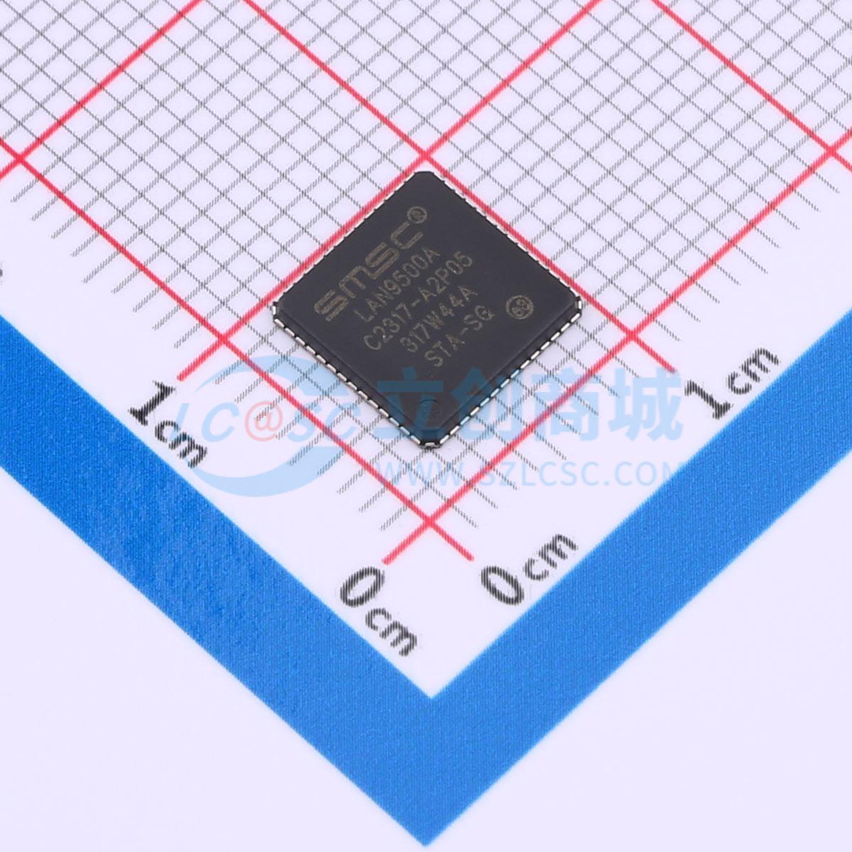 IC quản lý nguồn LAN9500A-ABZJ-TR MICROCHIP QFN-56-EP(8x8) - Techcore Việt Nam