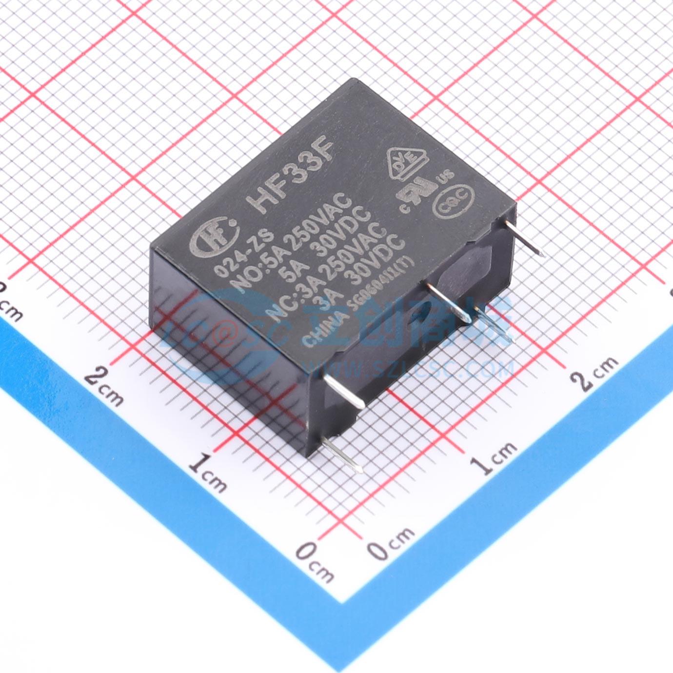 Rơ-le điện tử HF33F/024-ZS HF - Techcore Việt Nam