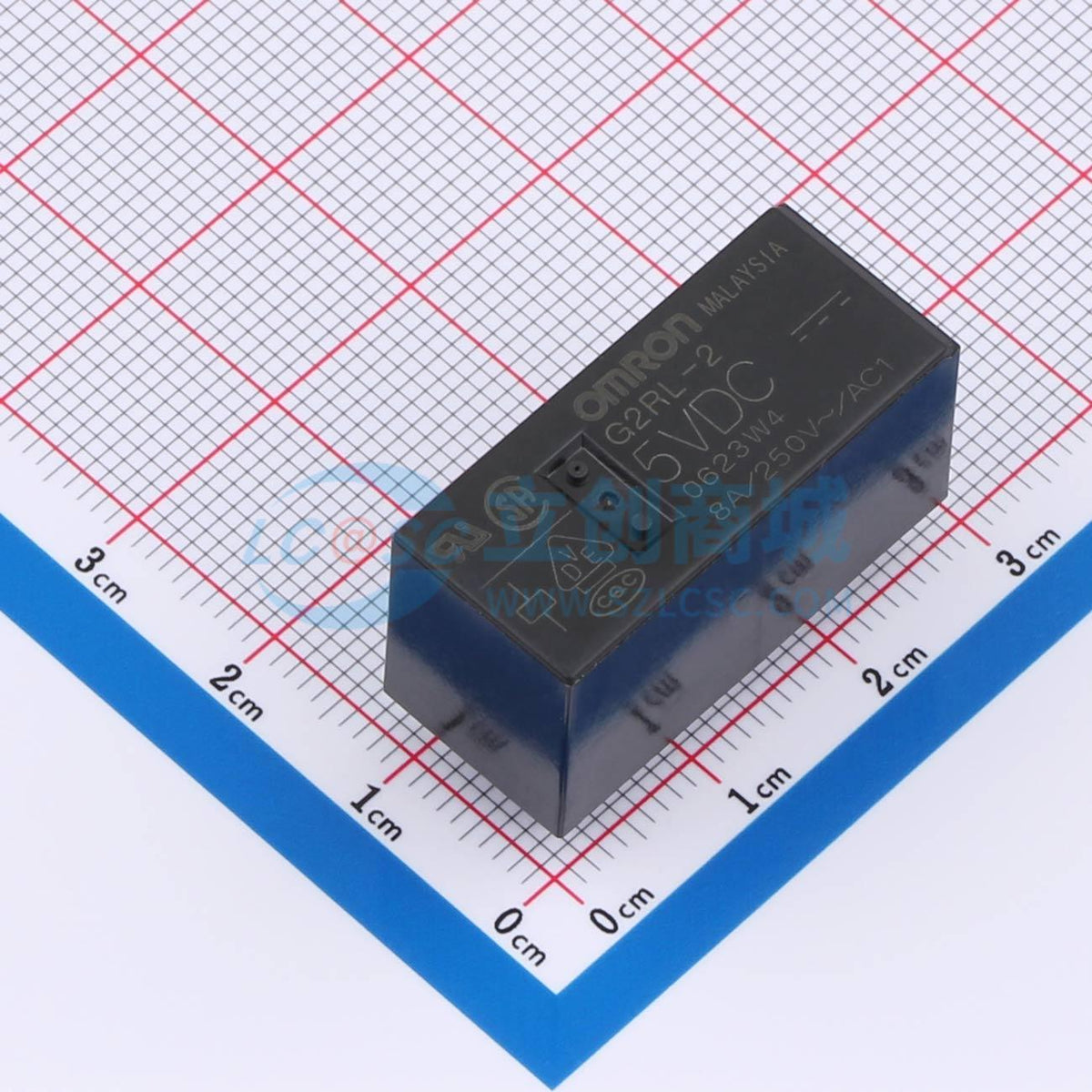 Rơ-le công suất G2RL-2 DC5 OMRON DIP,28.8x12.5mm - Techcore Việt Nam