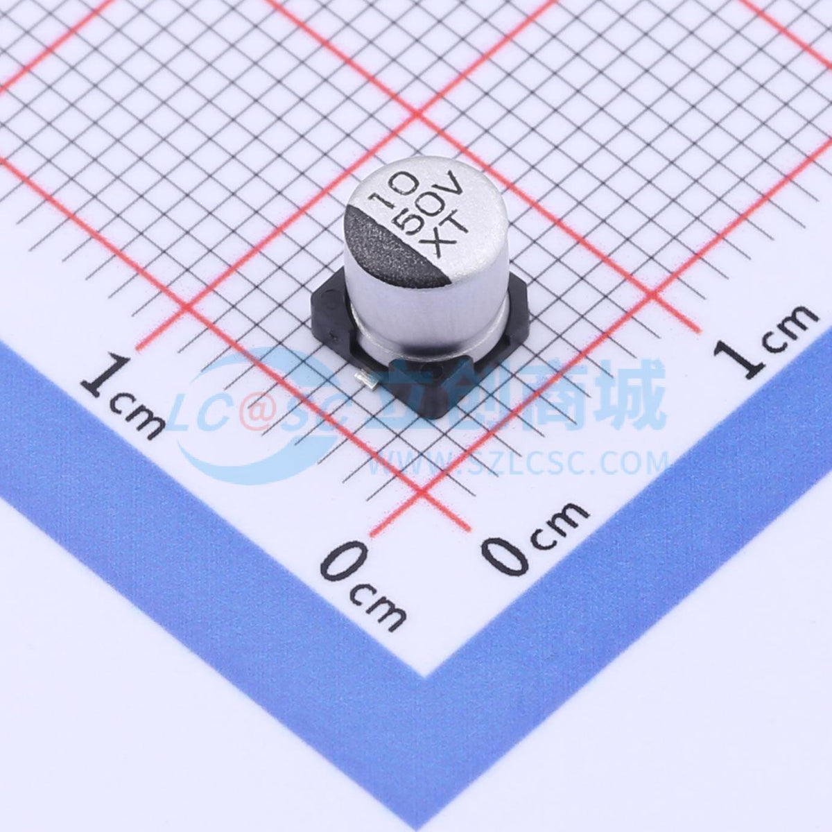 Linh kiện điện tử XT10UF50V90RV0071 KNSCHA SMD,D5xL5mm - Techcore Việt Nam