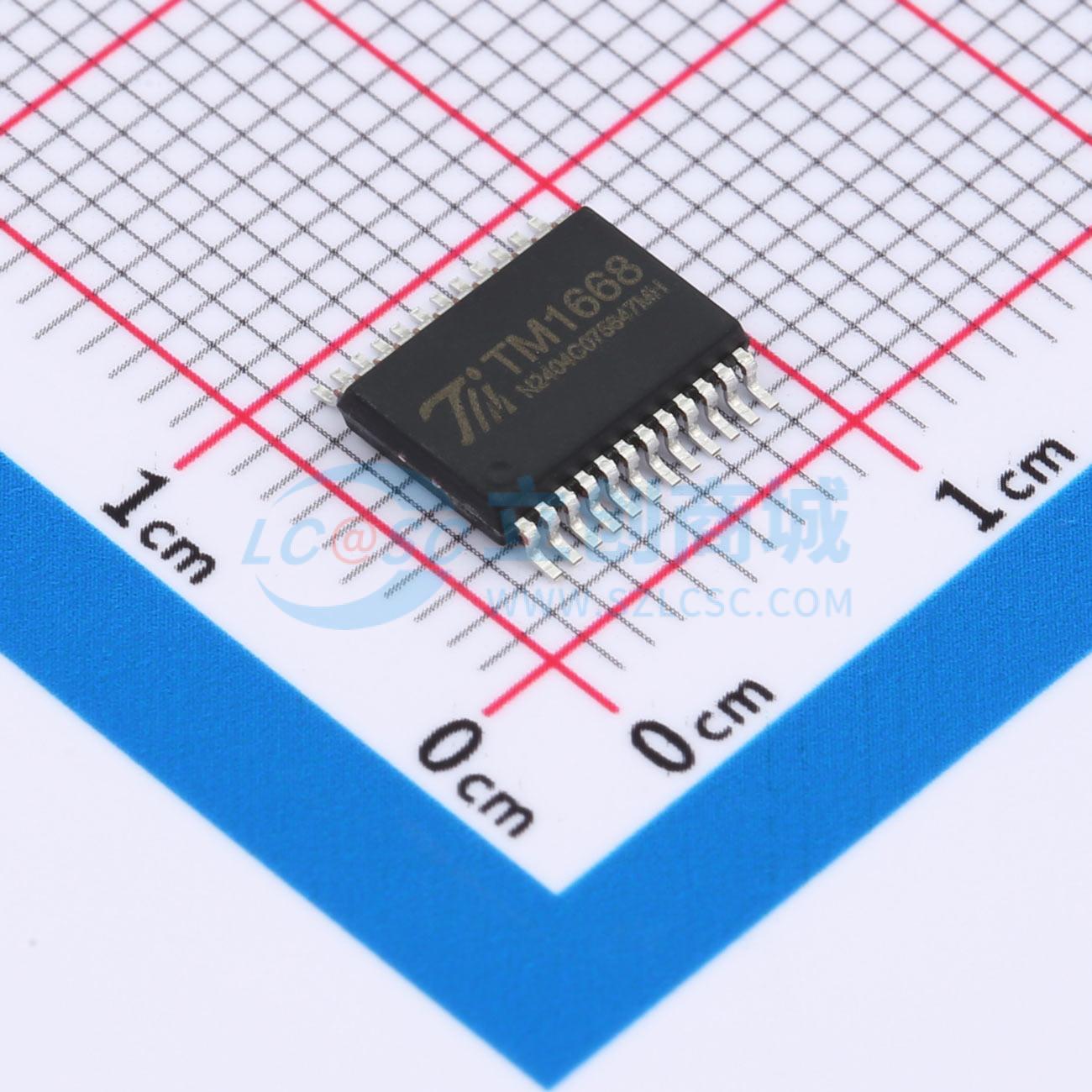 IC điều khiển LED TM1668-SSOP24-TA2108 TM SSOP-24 1V - Techcore Việt Nam