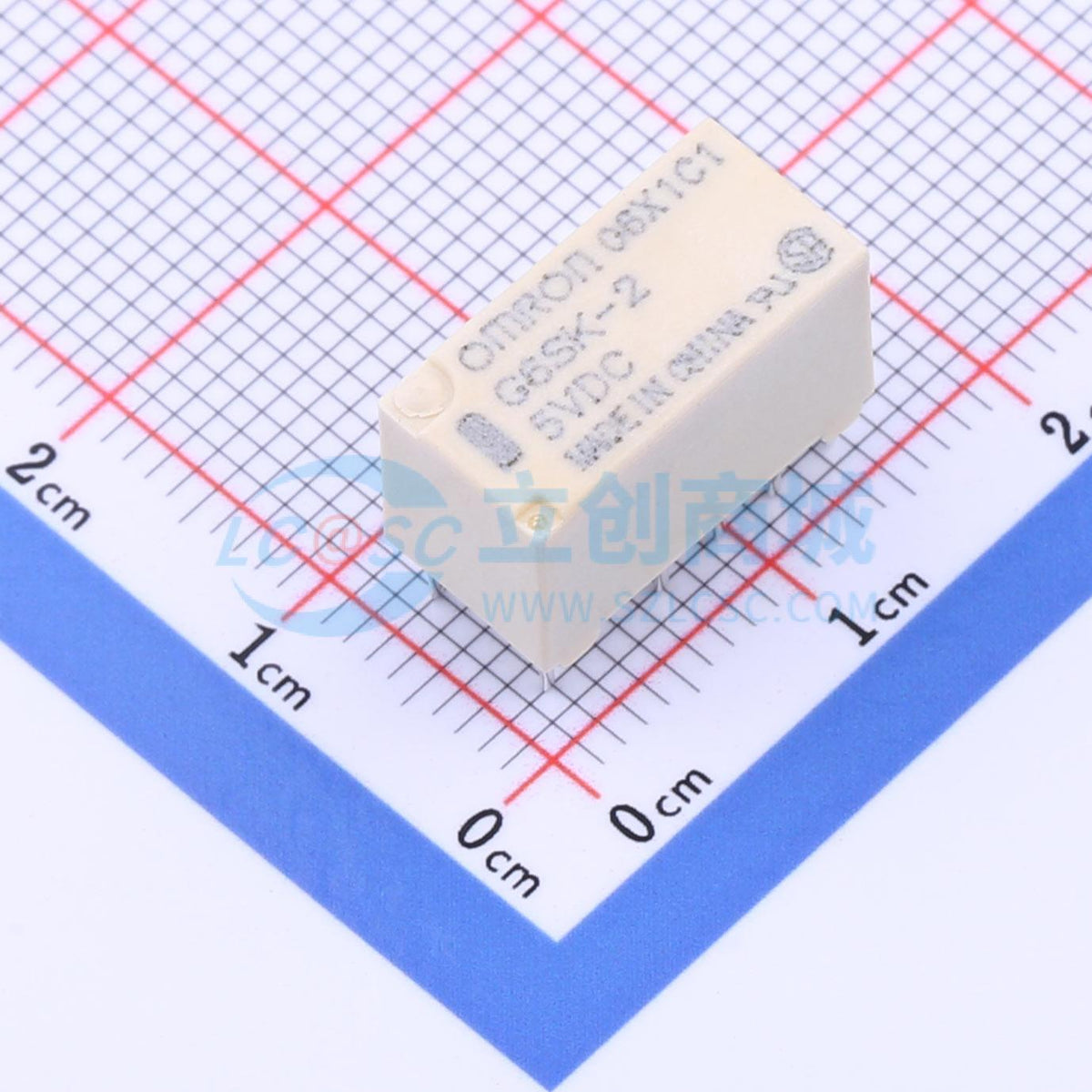 Rơ-le điện tử G6SK-2-DC5V OMRON DIP,14.8x7.3mm - Techcore Việt Nam