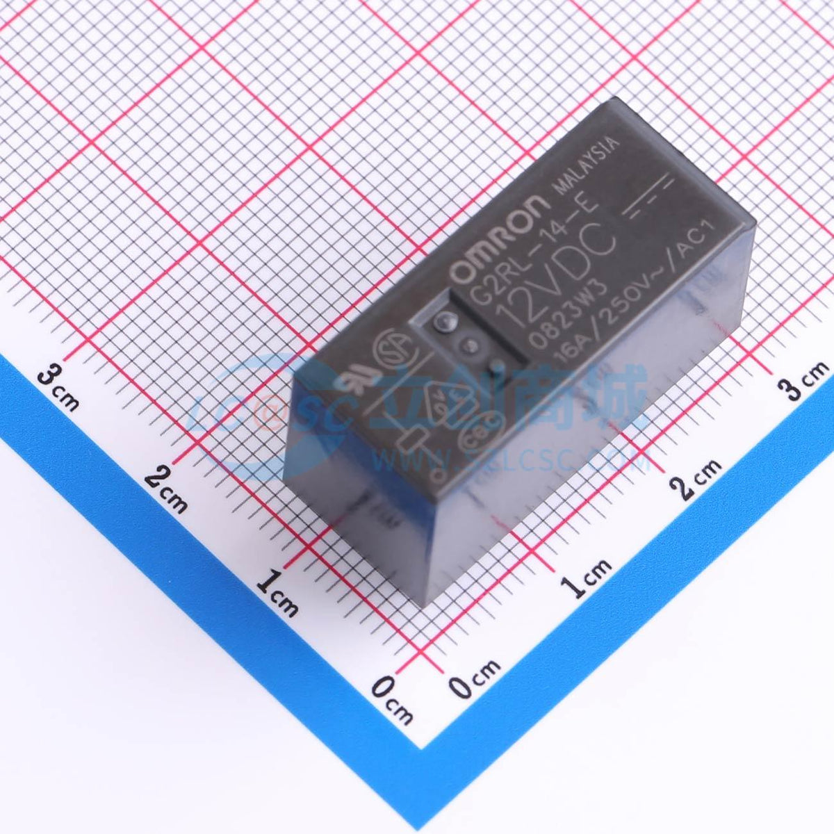 Rơ-le điện tử G2RL-14-E DC12 OMRON 12V DIP,28.8x12.5mm - Techcore Việt Nam