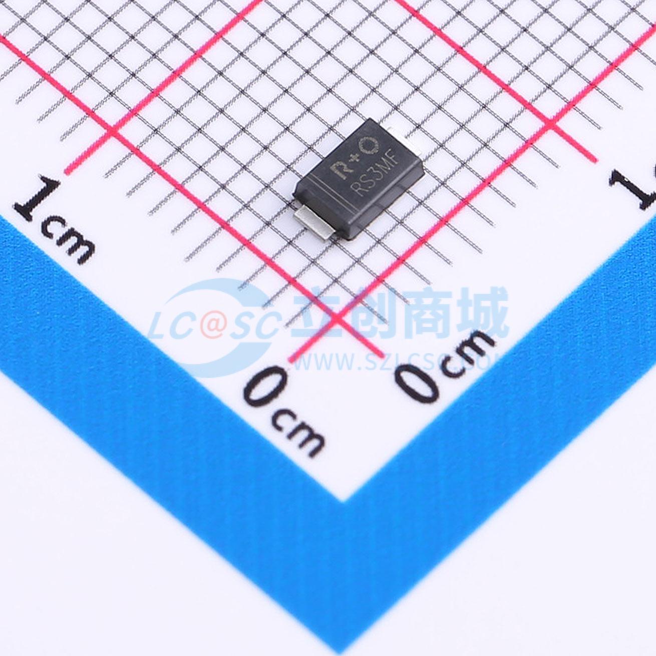 Diode phục hồi nhanh RS3MF R+O SMAF 1.3V@3A - Techcore Việt Nam