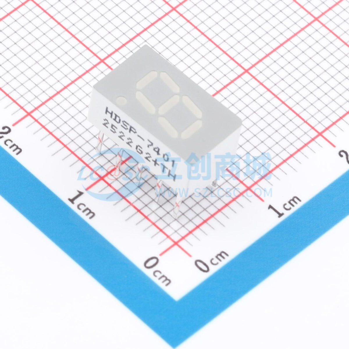 LED 7 đoạn HDSP-7401 Broadcom DIP-10 Anode chung - Techcore Việt Nam