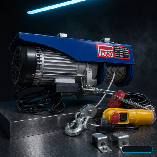 Tời Điện Treo PA800 220V Lõi Đồng, Móc Đôi 800Kg, Cáp 12–20M – ảnh 2